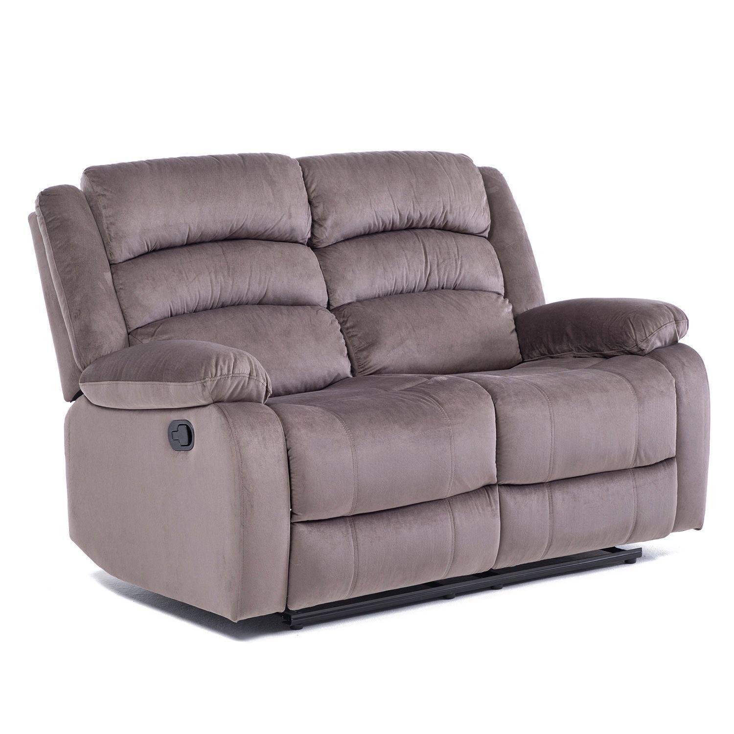 Sofá 2 Cuerpos Reclinable Moderno New Martell-2