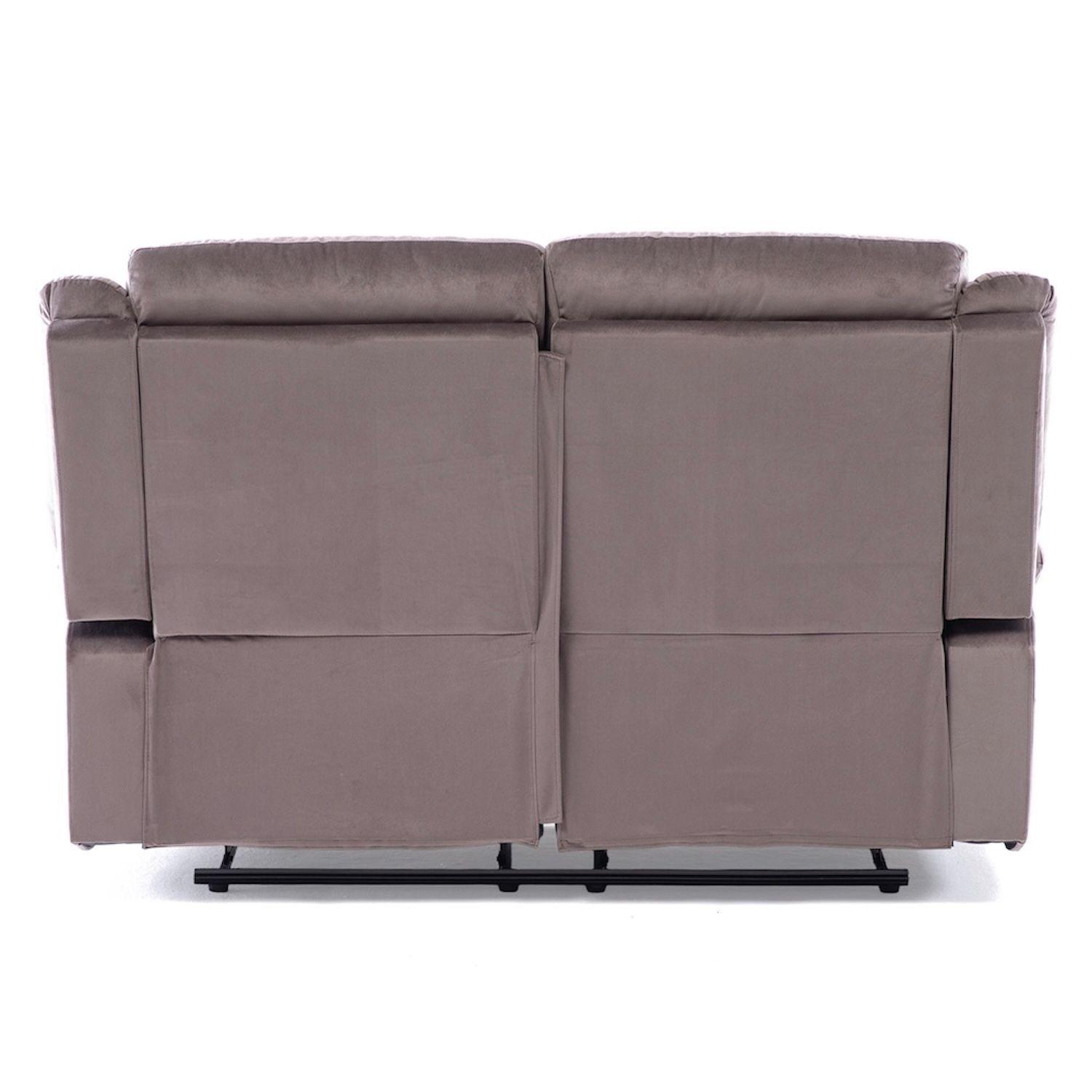Sofá 2 Cuerpos Reclinable Moderno New Martell-6