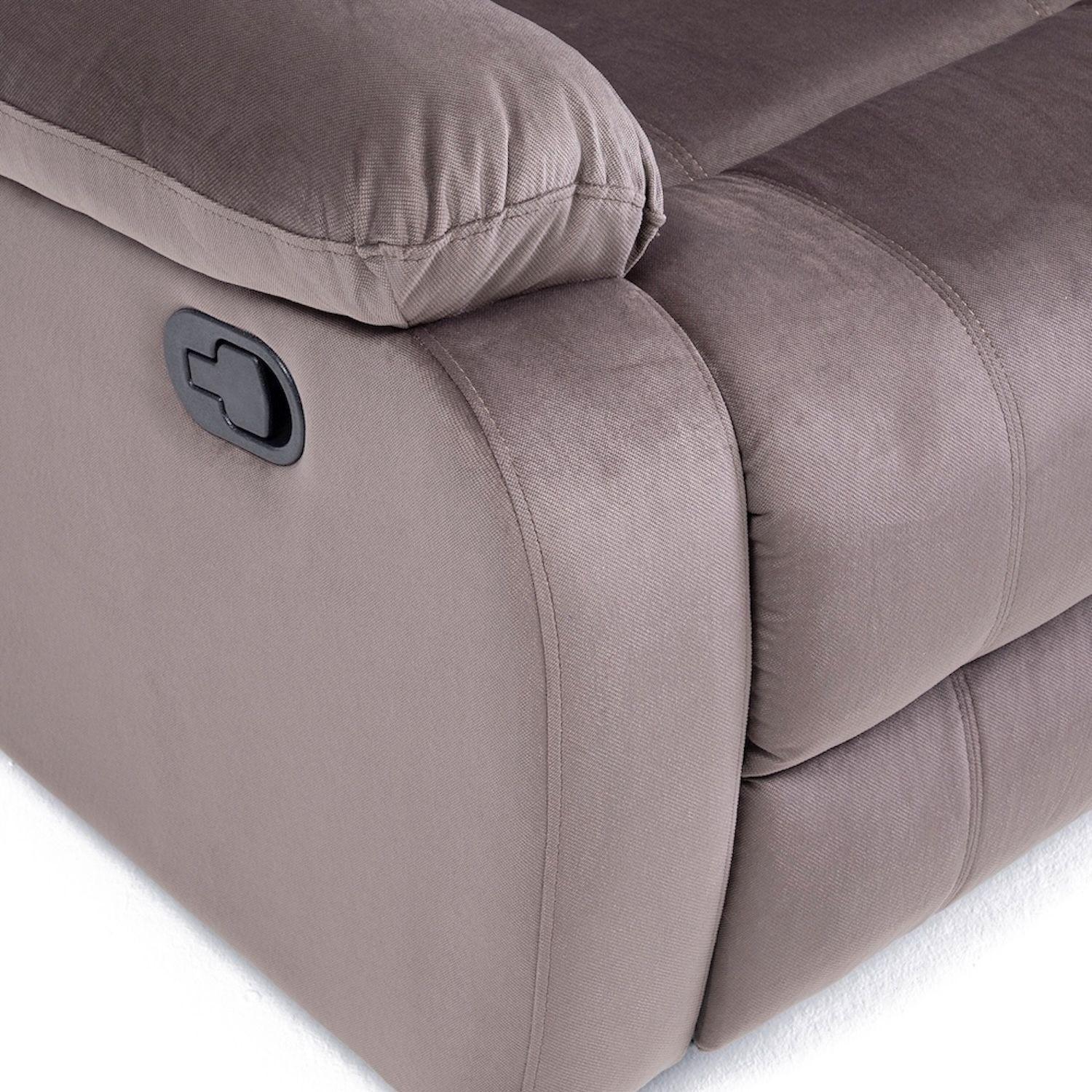 Sofá 2 Cuerpos Reclinable Moderno New Martell-7