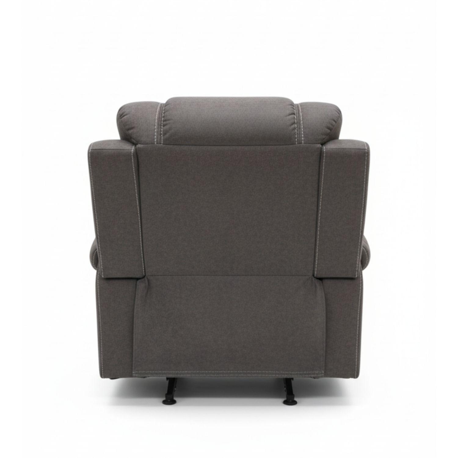 Berger Reclinable y Mecedor Gris Moderno Verona 6035CHGR-2