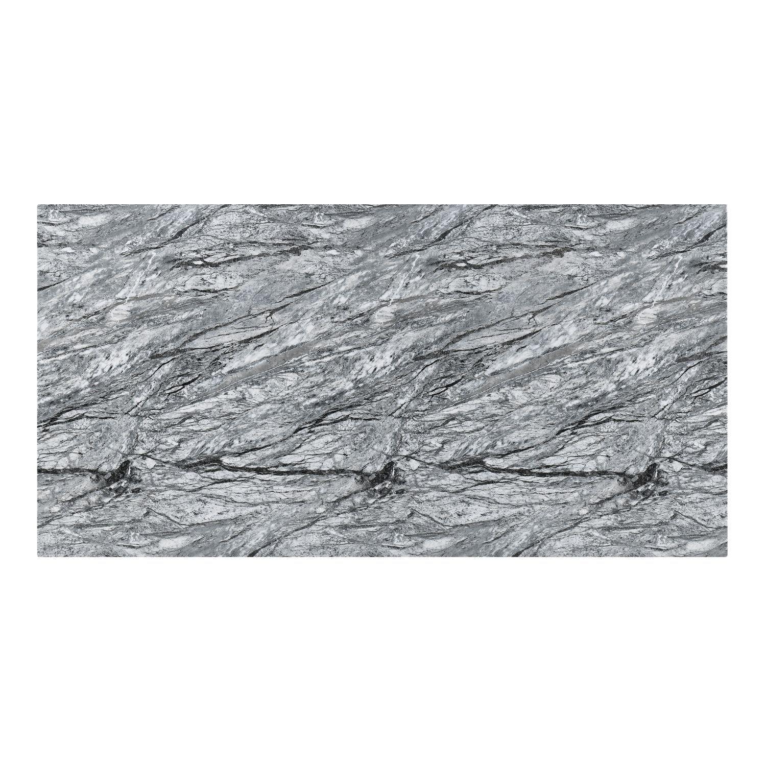 Juego de Comedor 6 Sillas Moderno Moon Mármol Gris D6058-5