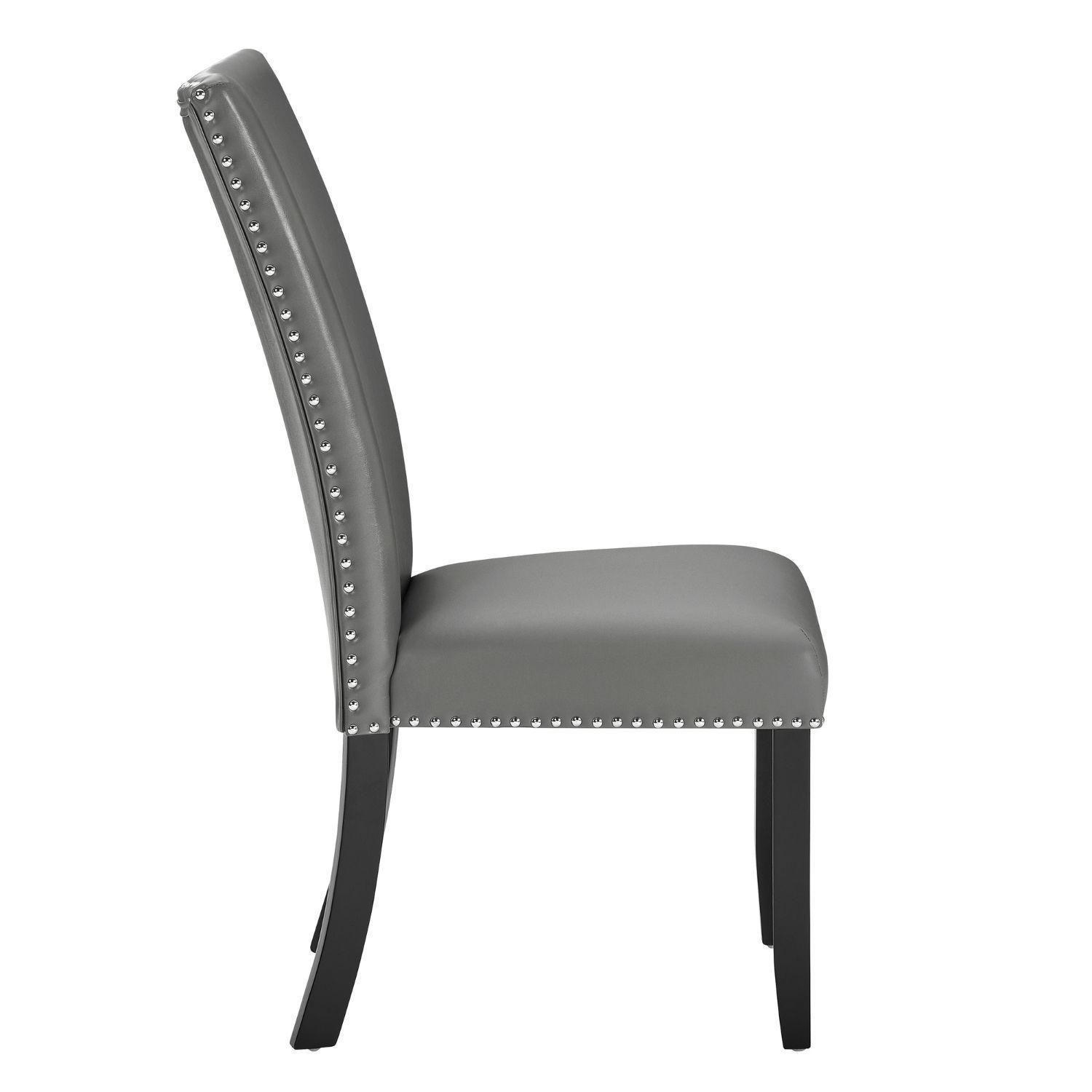 Juego de Comedor 6 Sillas Moderno Moon Mármol Gris D6058-4