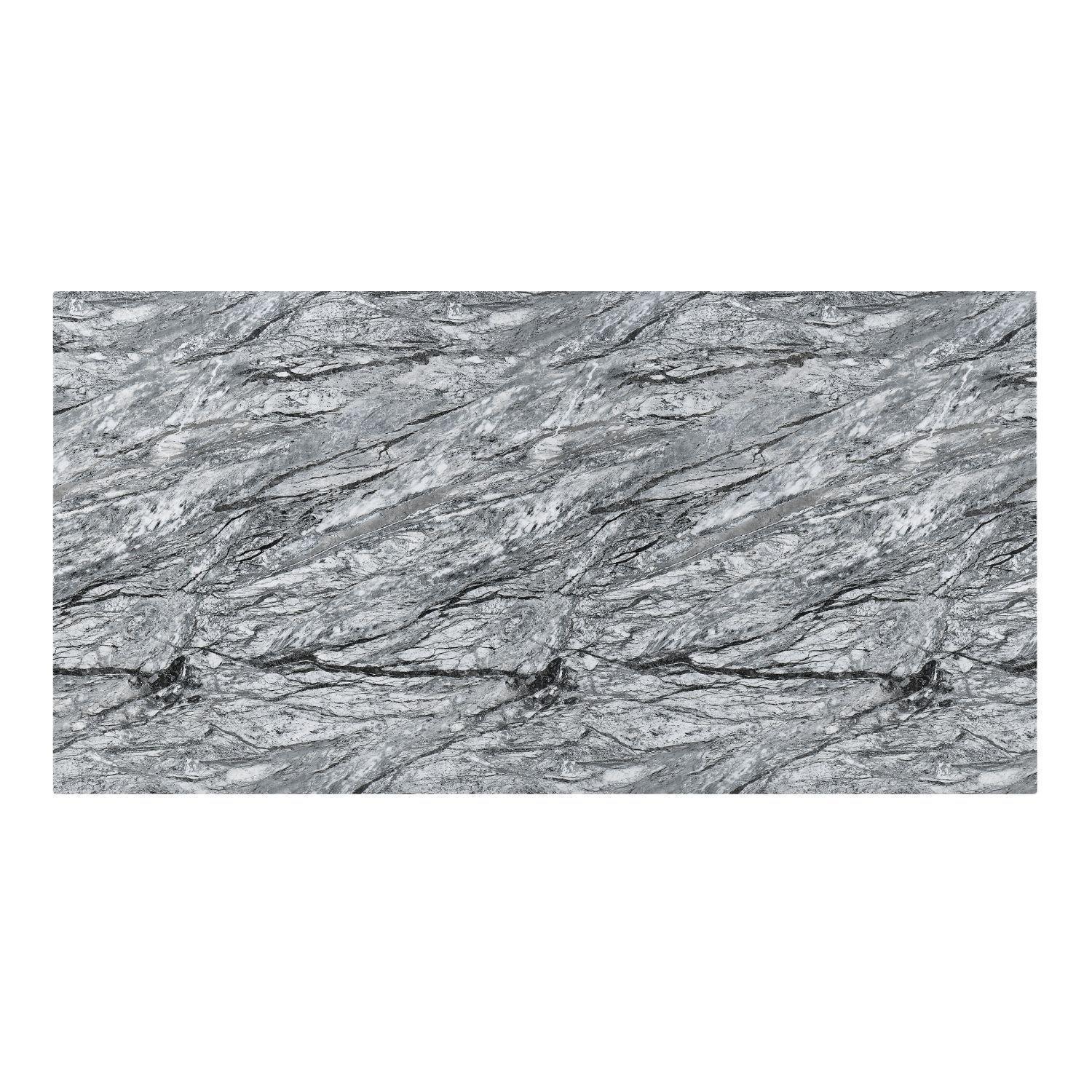 Juego de Comedor 6 Sillas Moderno Moon Mármol Gris D6058-7