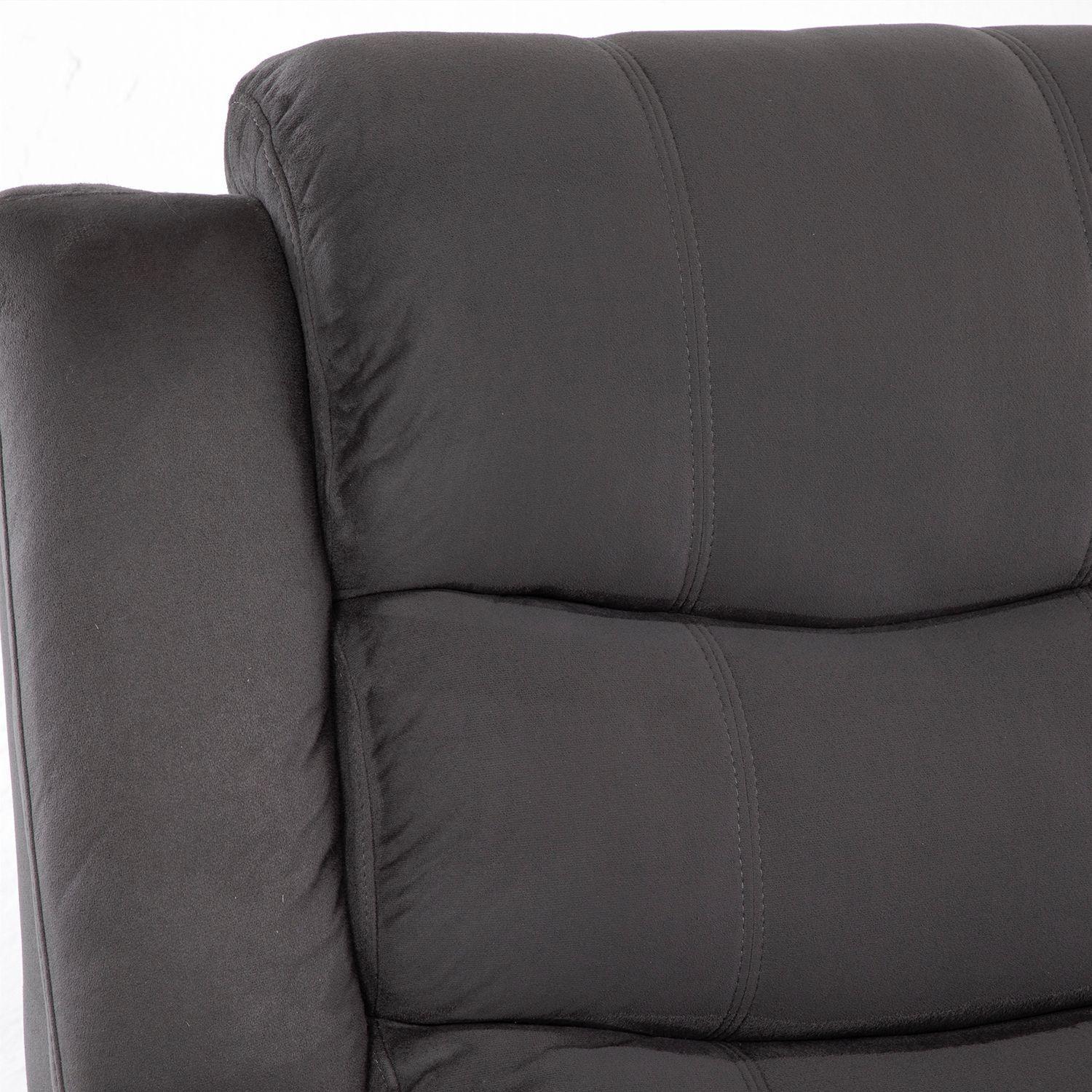 Berger Reclinable Moderno Gris Norman 2011CHGR-6