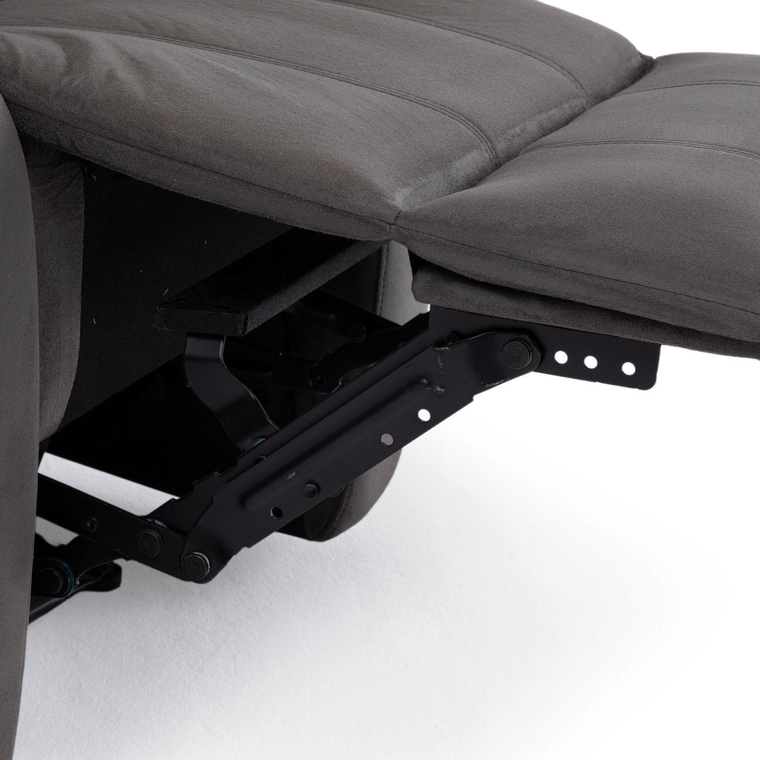 Berger Reclinable Moderno Gris Norman 2011CHGR-7