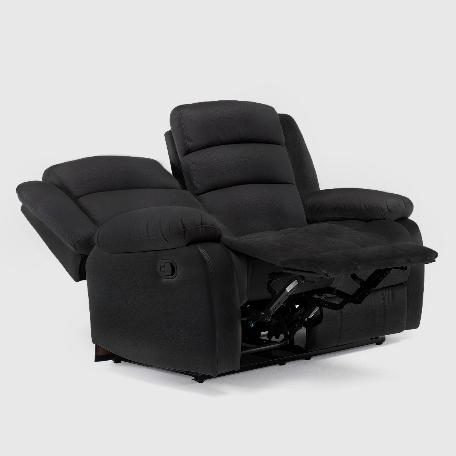  Sofá 2 Cuerpos Reclinable Moderno New Praga 8041LFF-2