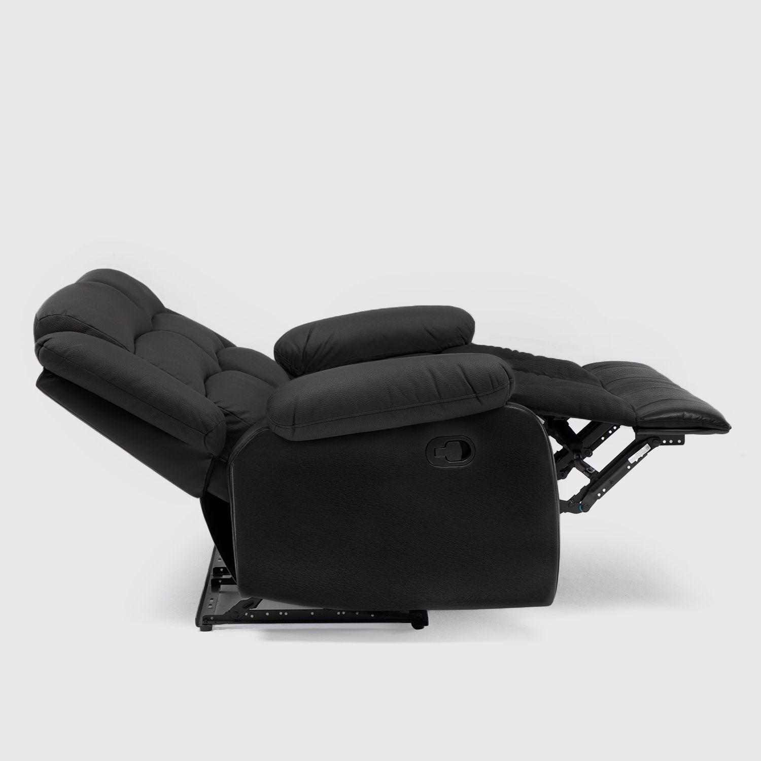  Sofá 2 Cuerpos Reclinable Moderno New Praga 8041LFF-4