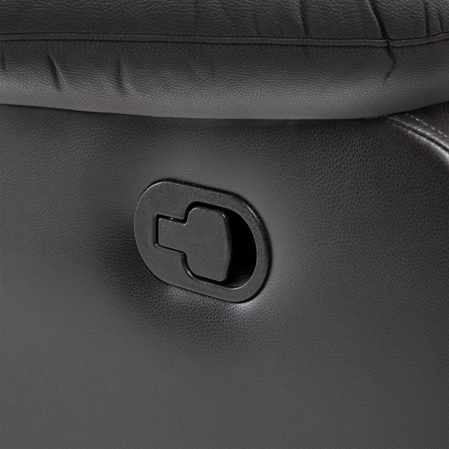  Sofá 2 Cuerpos Reclinable Moderno New Praga 8041LFF-5