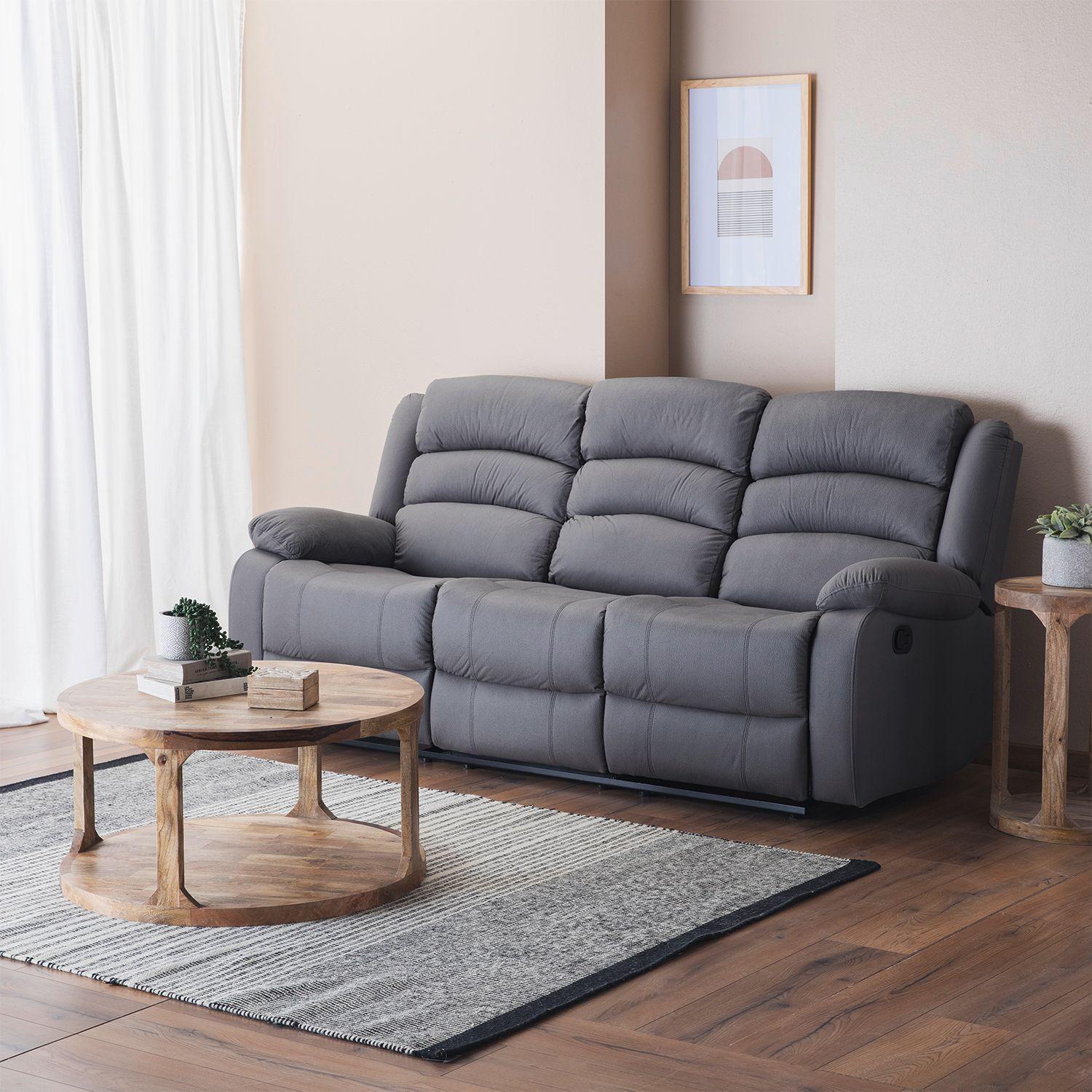  Living Reclinable 1 Sofá 3 Cuerpos + 1 Sofá 2 Cuerpos + 1 Berger New Praga-3