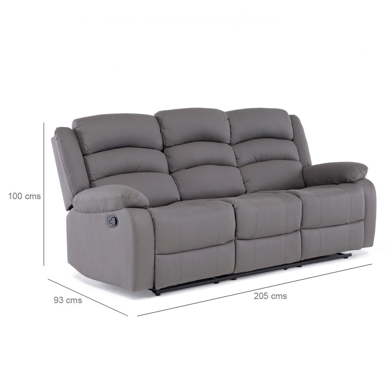  Living Reclinable 1 Sofá 3 Cuerpos + 1 Sofá 2 Cuerpos + 1 Berger New Praga-5