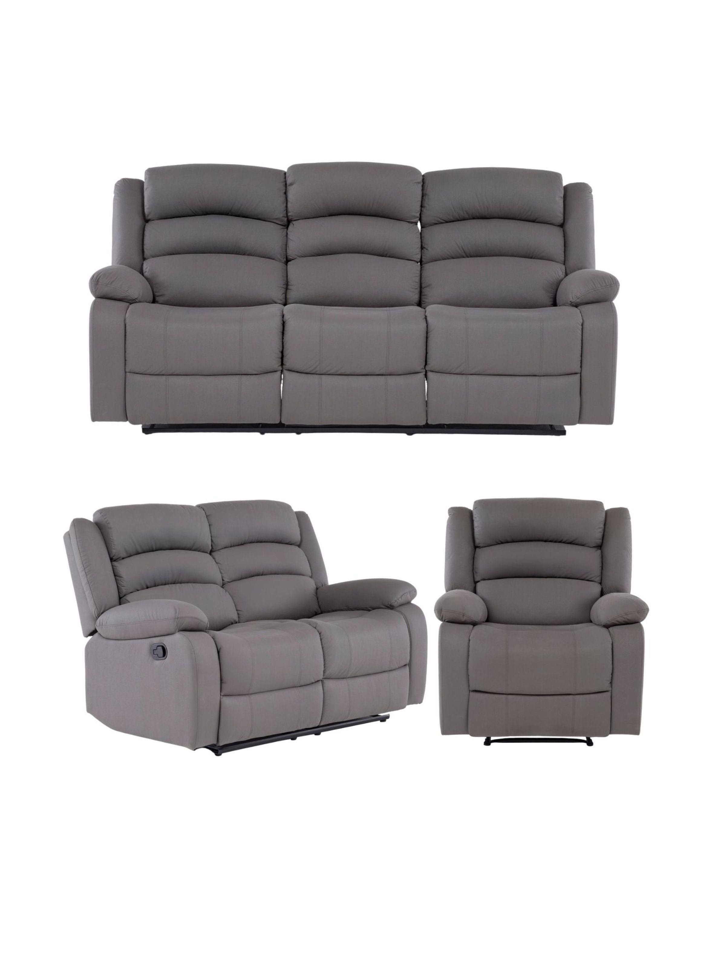  Living Reclinable 1 Sofá 3 Cuerpos + 1 Sofá 2 Cuerpos + 1 Berger New Praga-1