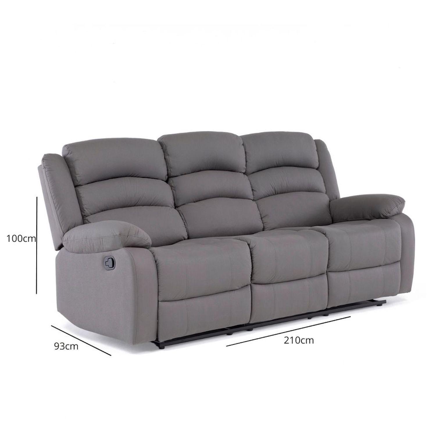  Living Reclinable 1 Sofá 3 Cuerpos + 1 Sofá 2 Cuerpos + 1 Berger New Praga-4