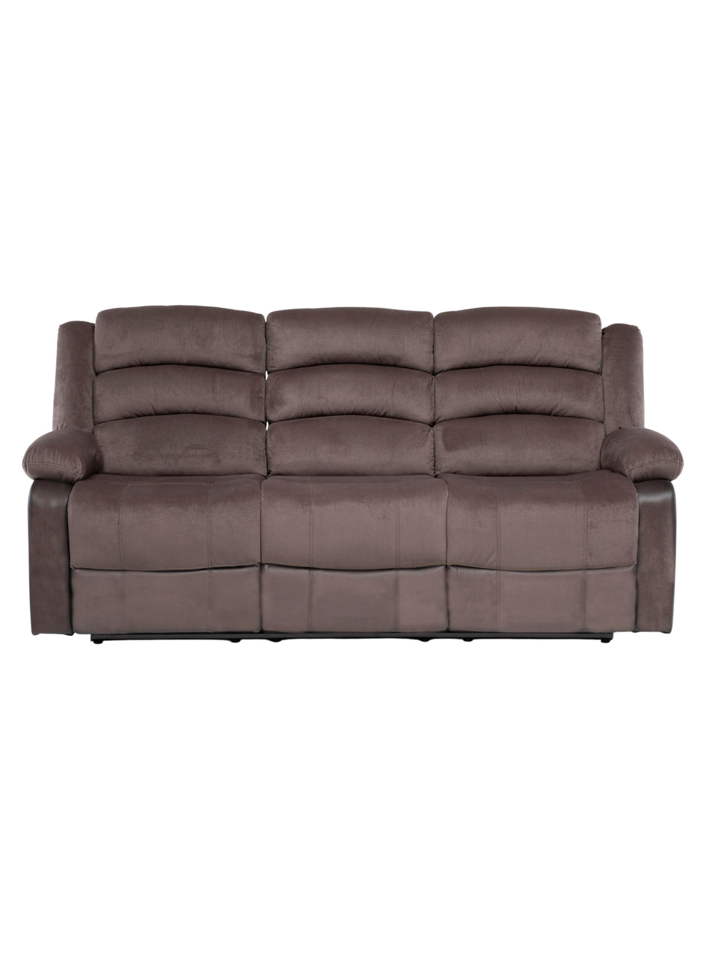 Living Reclinable Sofá 3 Cuerpos + 2 Bergers New Martell SET8040FF-1