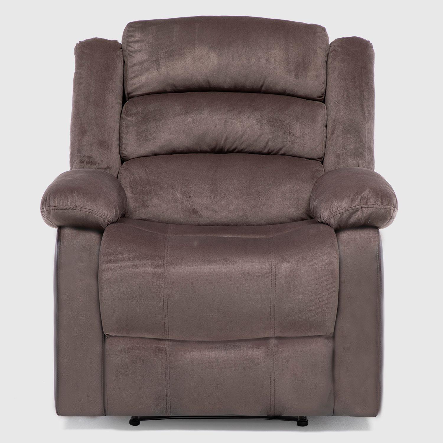 Living Reclinable Sofá 3 Cuerpos + 2 Bergers New Martell SET8040FF-4