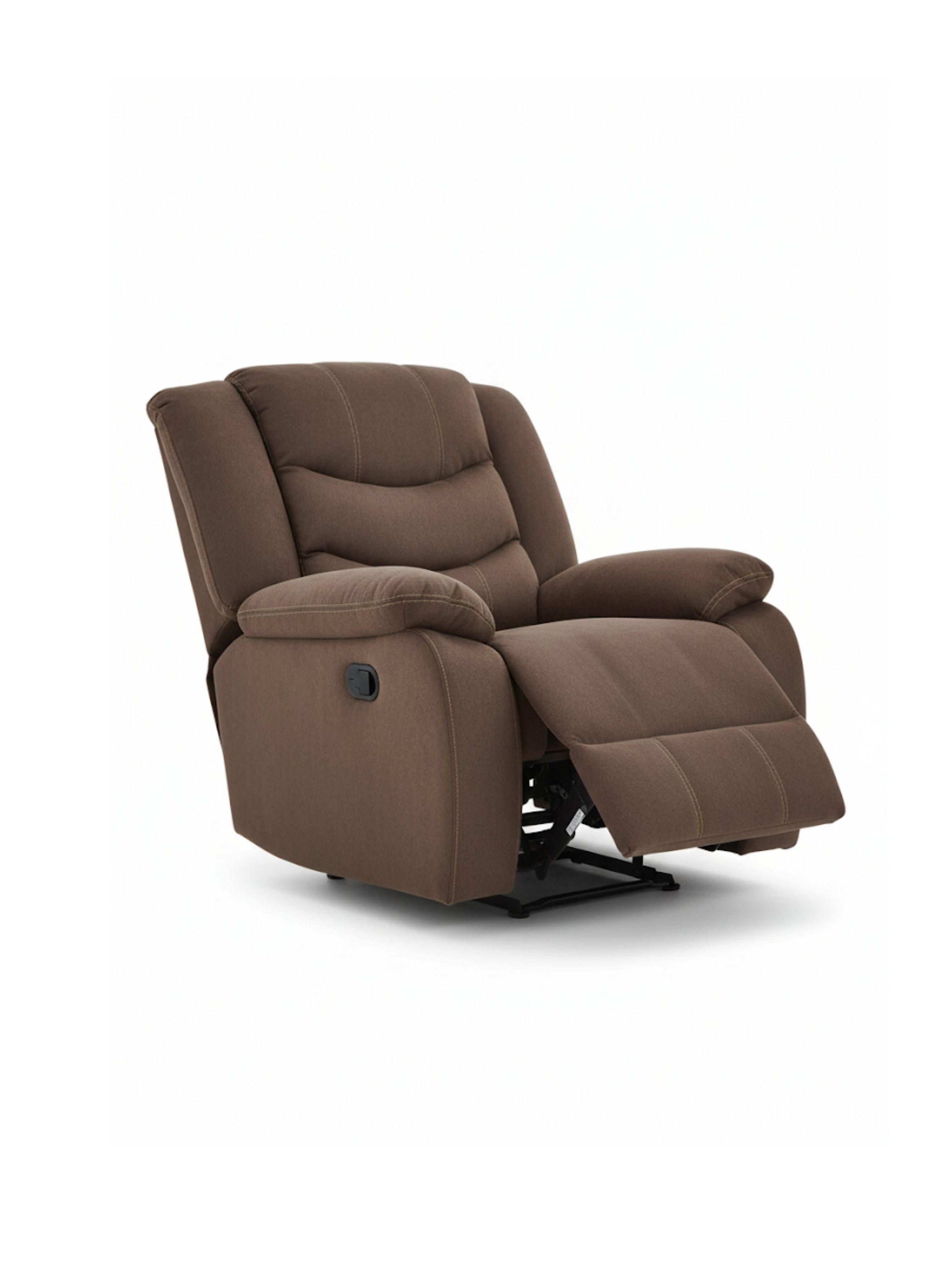 Berger Reclinable Moderno Café Oscuro Norman 2011CHDBR-2