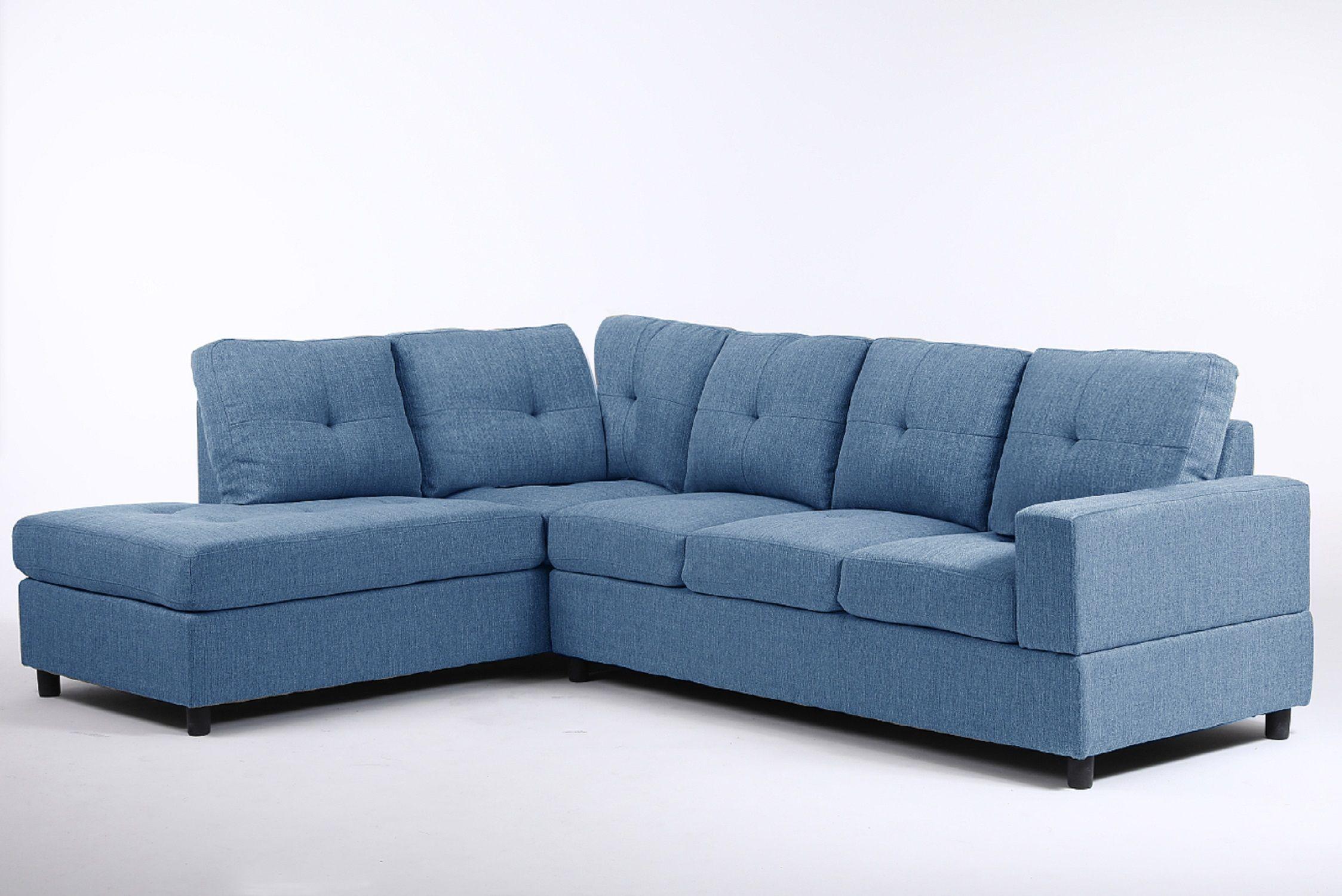 Sofa Seccional Izquierdo Lino Azul Ocean Daniels 1958SBL			-2