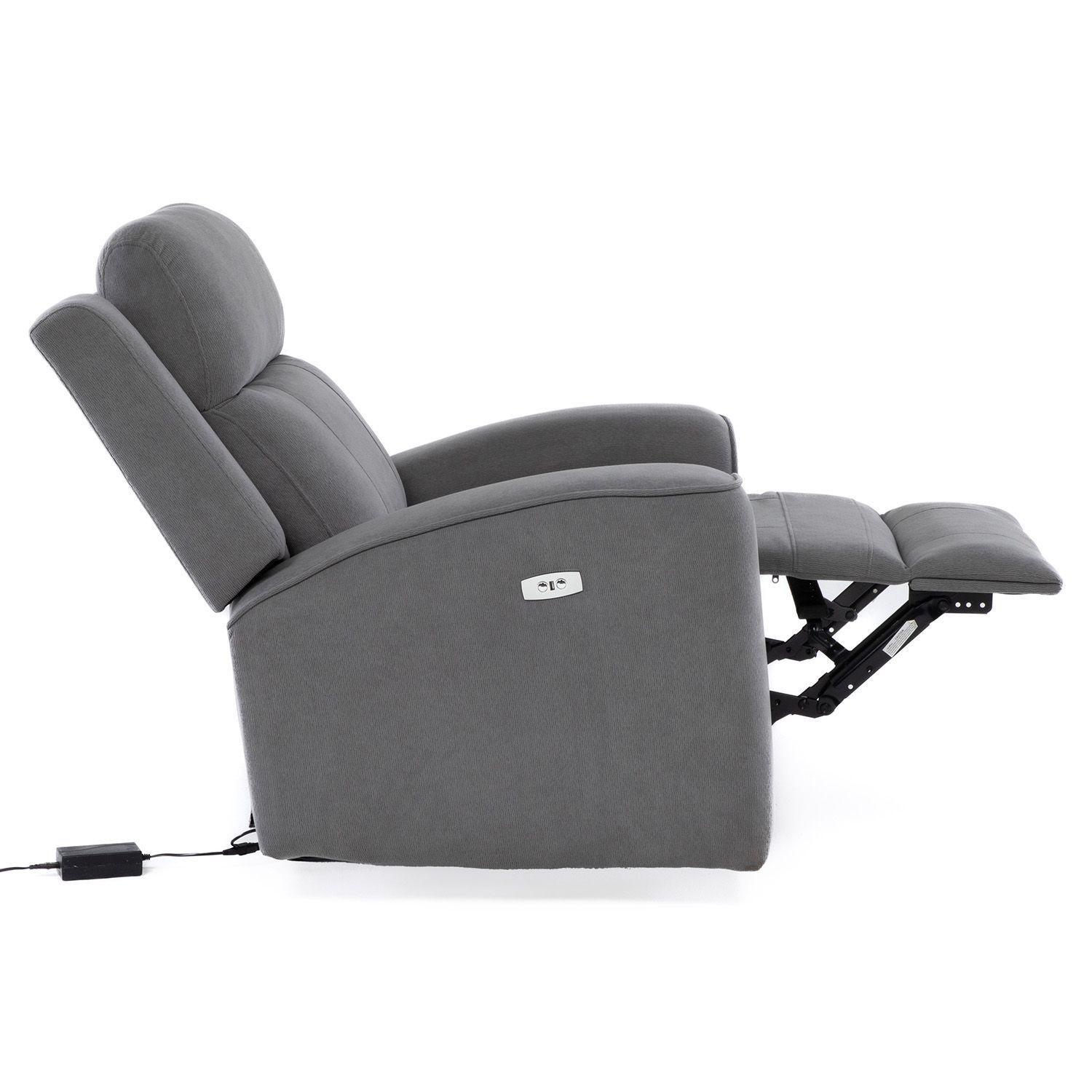 Berger Reclinable Eléctrico Moderno Gris Montana KM807CPWGR-4