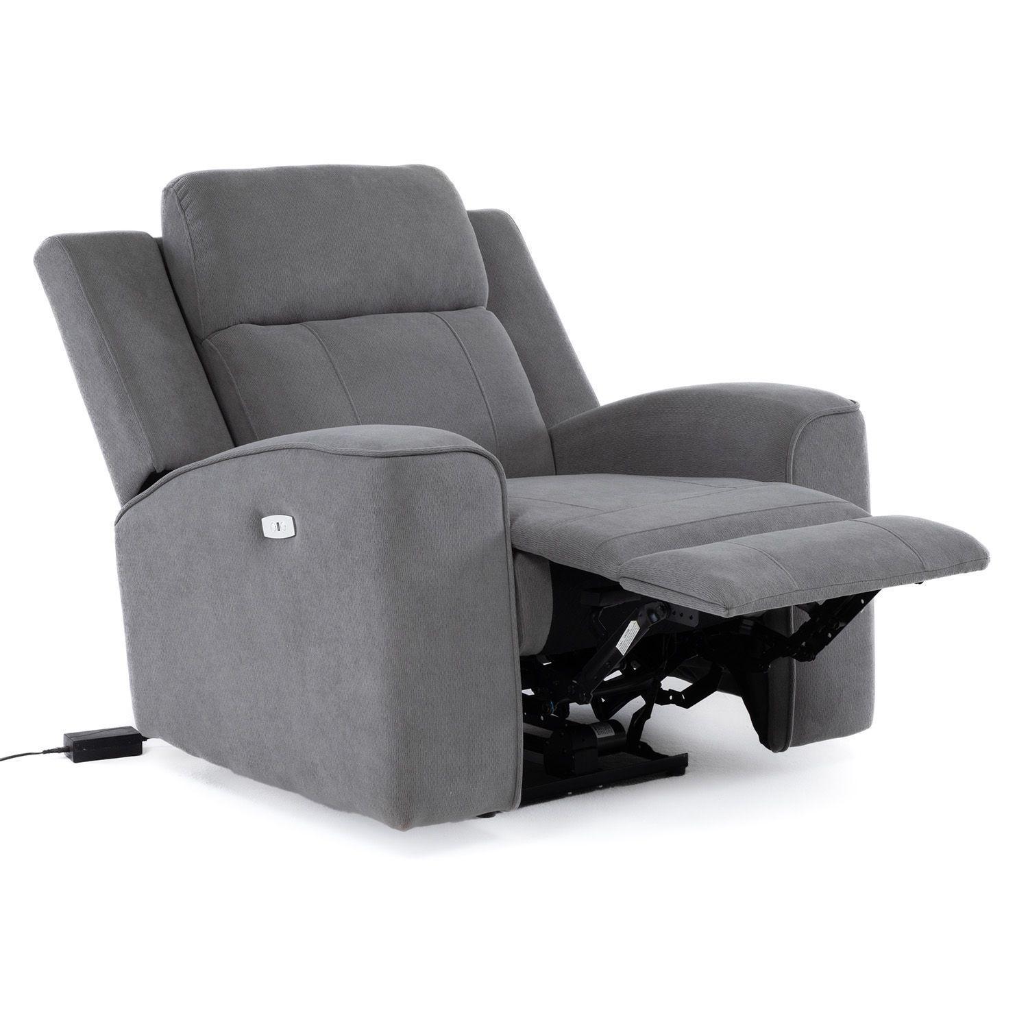 Berger Reclinable Eléctrico Moderno Gris Montana KM807CPWGR-5