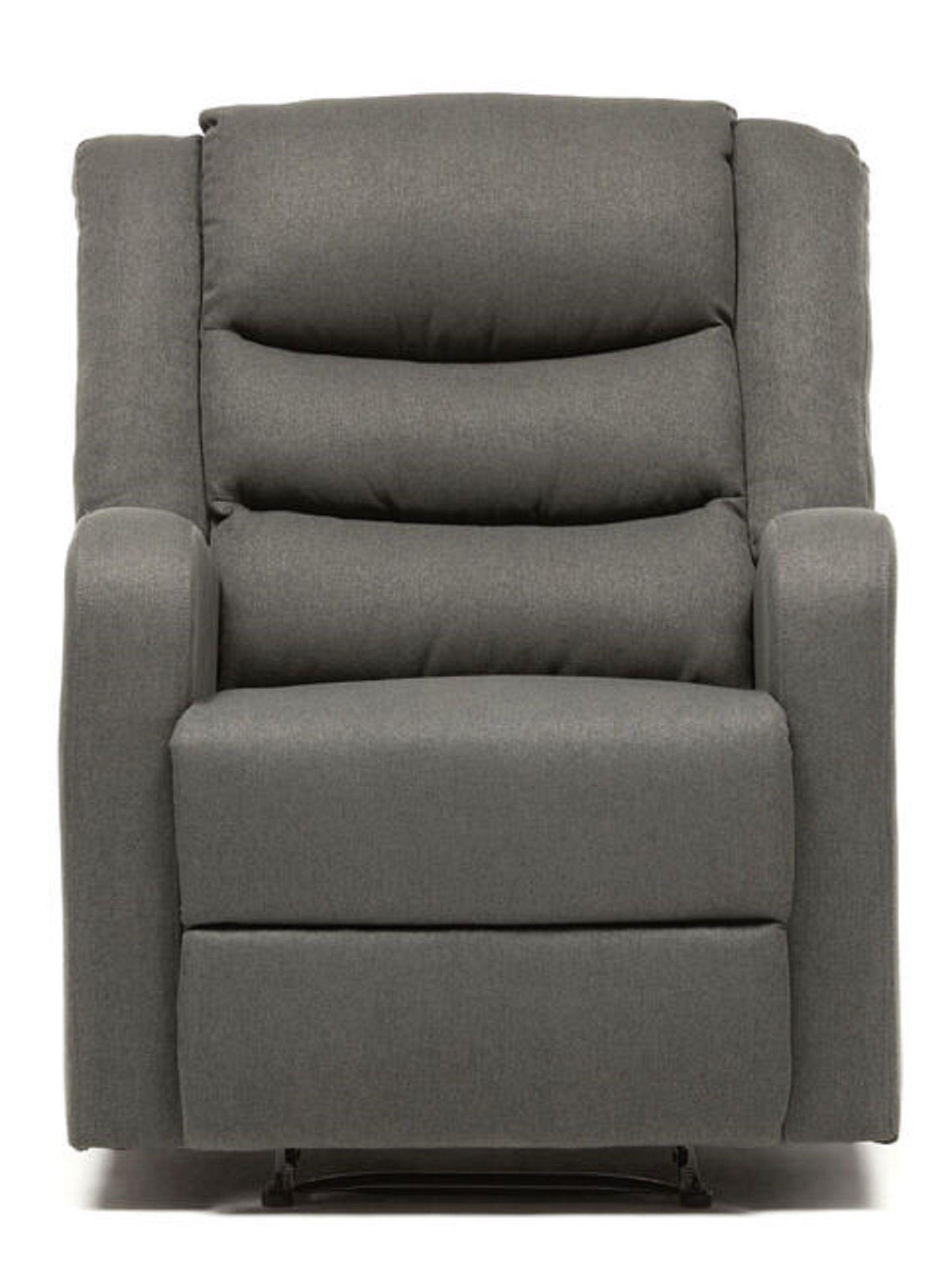 Berger Reclinable de Lino Gris Daniels 98014GR-1