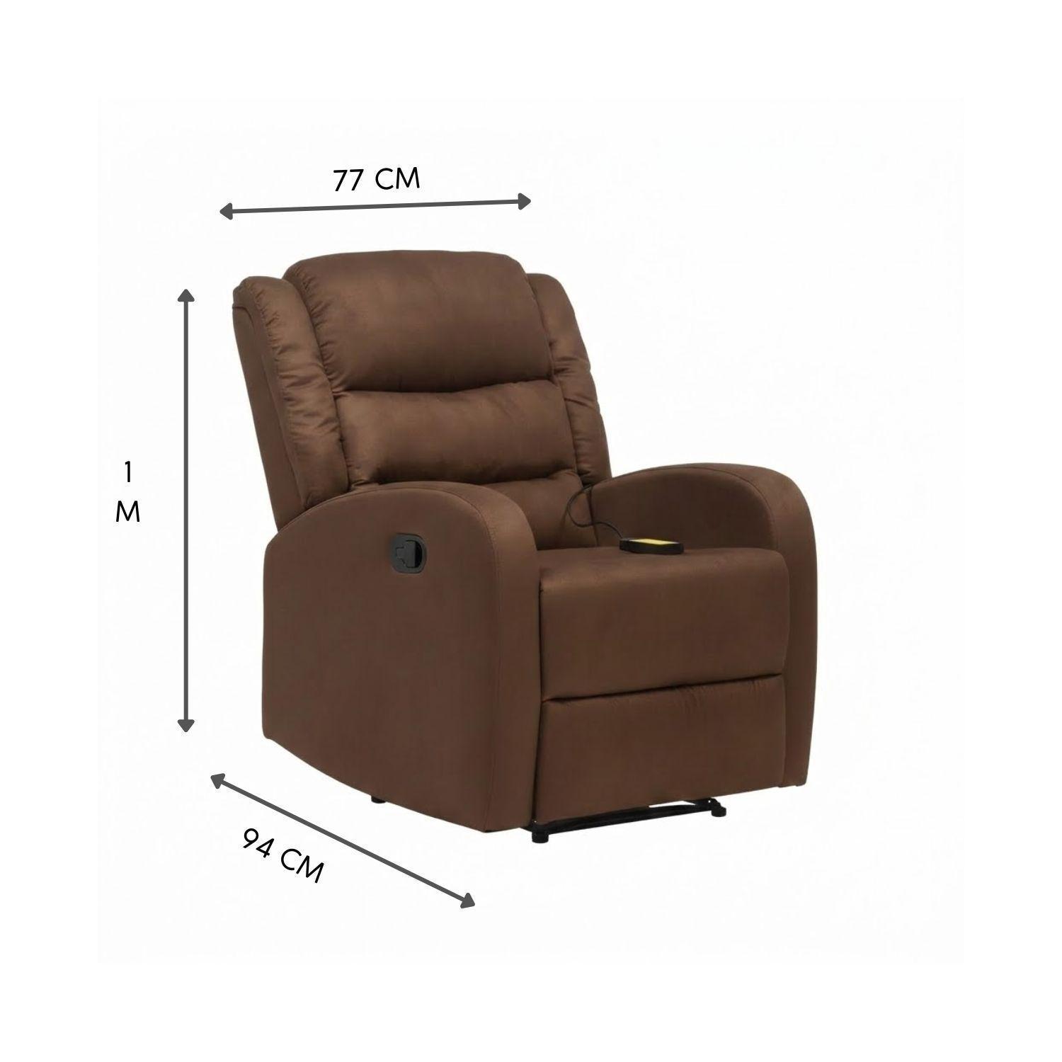 Berger Reclinable Virgil Masajeador Daniels Fg98013M-3