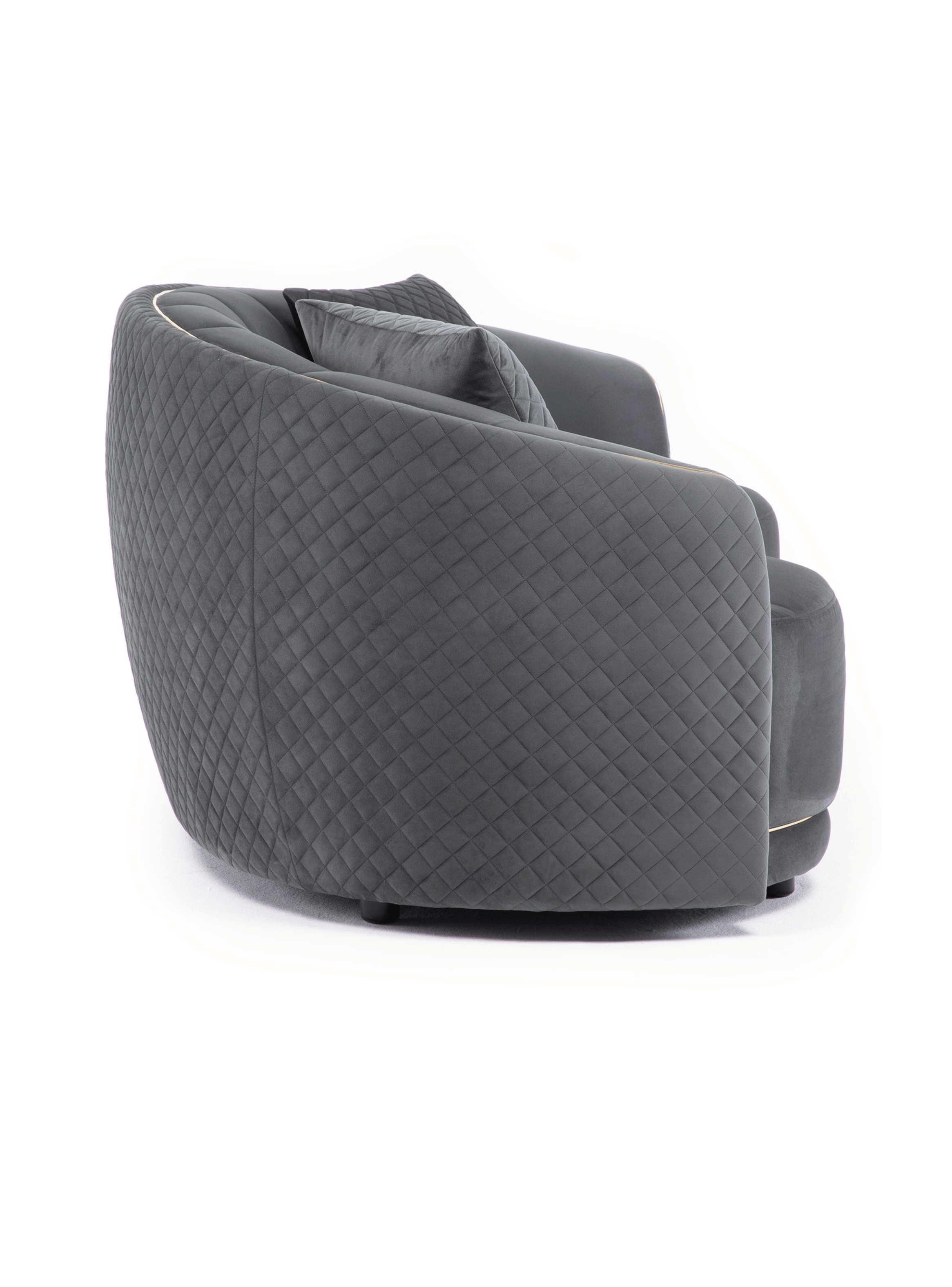 Sofá Moderno Elegante Isidora 2 Cuerpos Curvo AG338L-4