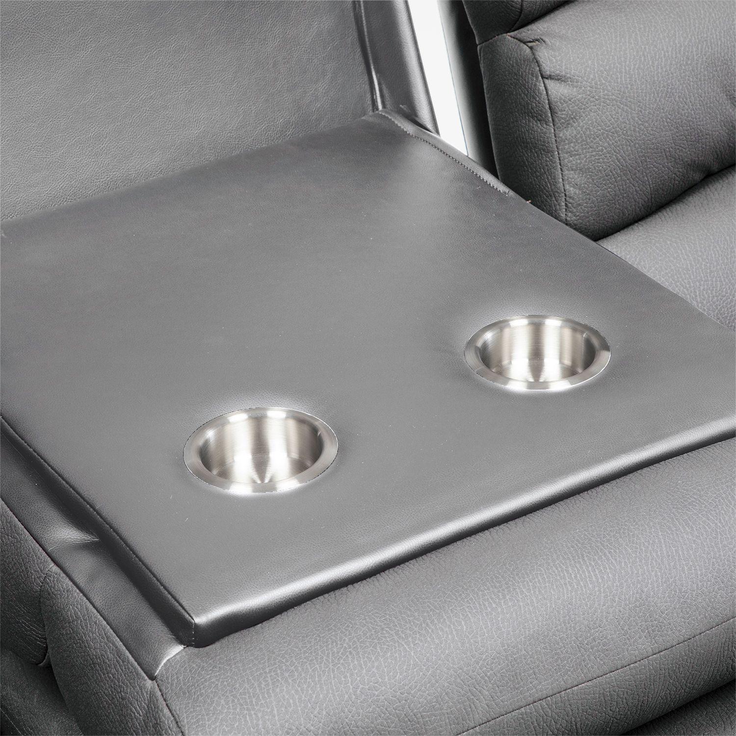 Living Reclinable 3 Cuerpos + 2 Bergers New Praga Set8041FF-5