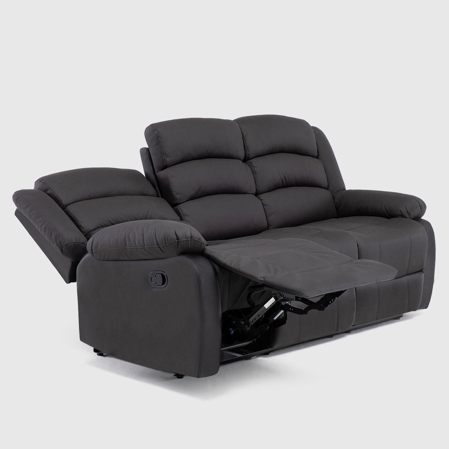 Living Reclinable 3 Cuerpos + 2 Bergers New Praga Set8041FF-6