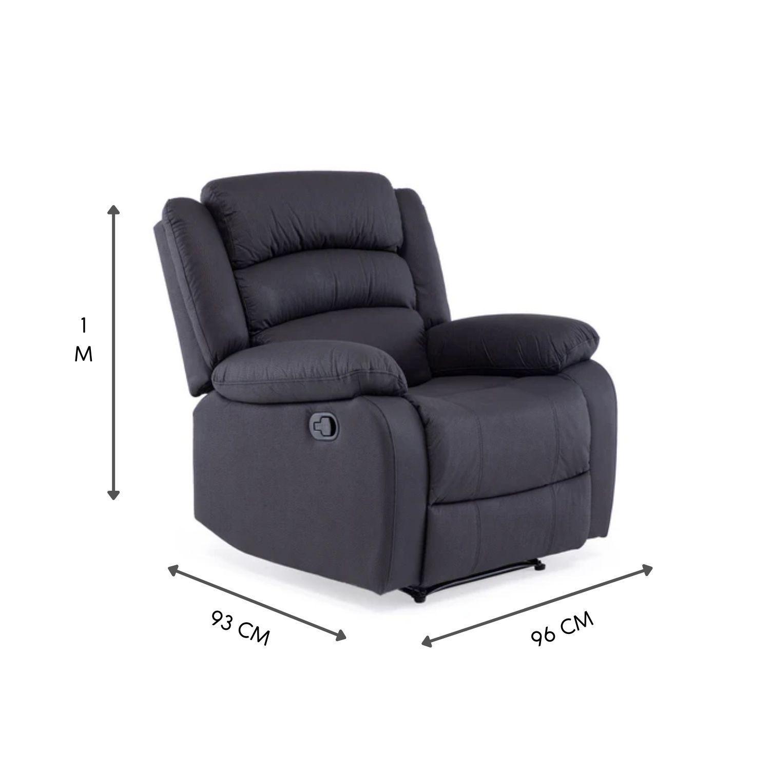 Living Reclinable 3 Cuerpos + 2 Bergers New Praga Set8041FF-5