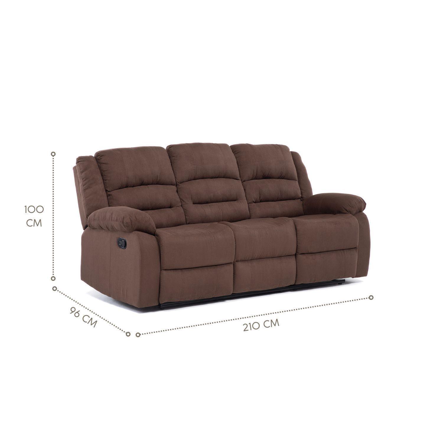 Sofá 3 Cuerpos Reclinable Martell Daniels 98060s-7