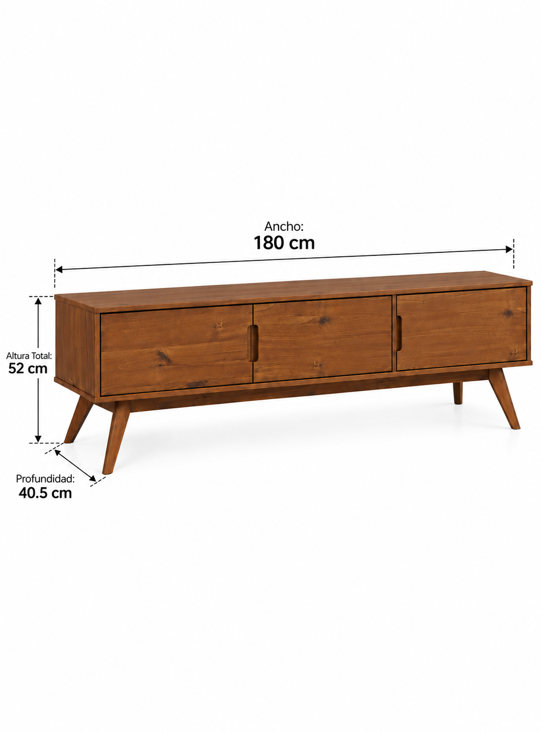 Rack De Madera Solida Tivoli Caf IDI83925BR-1