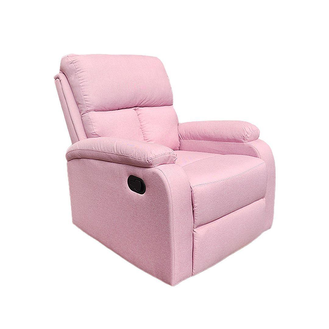  Berger Reclinable de Lino Rosa Matheus VS8070BPK-0