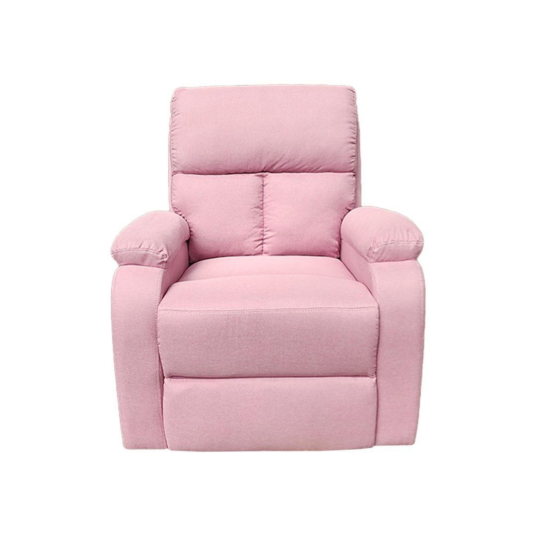  Berger Reclinable de Lino Rosa Matheus VS8070BPK-1