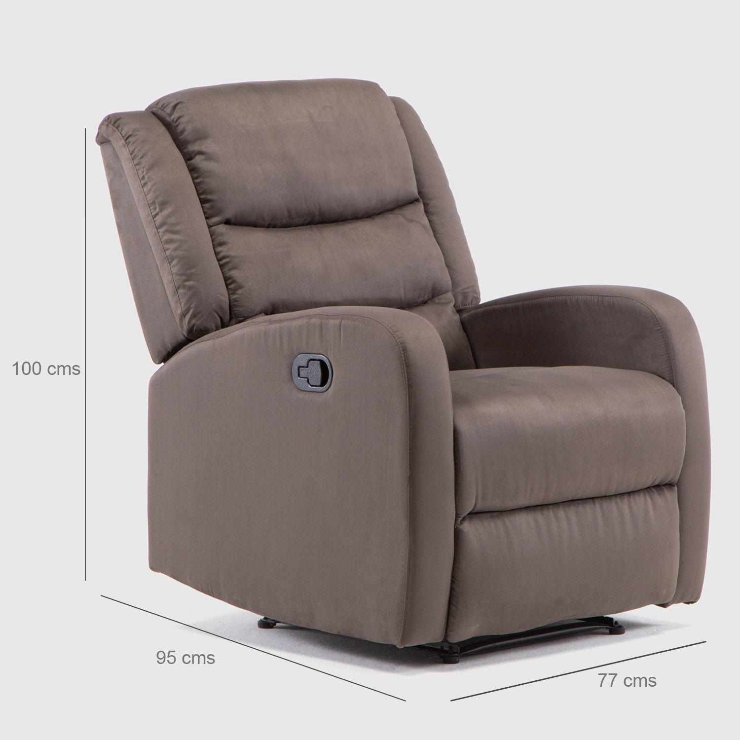 Berger Reclinable Virgil Masajeador Gris FG98013MGR-3