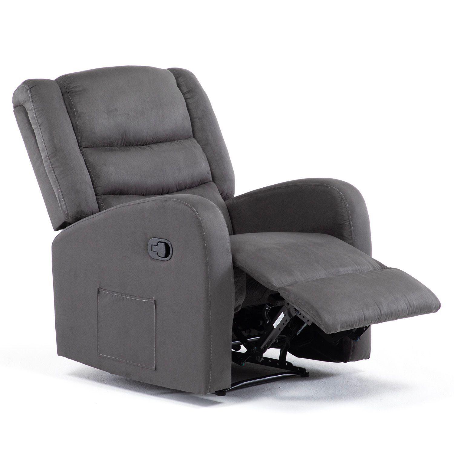 Berger Reclinable Virgil Masajeador Gris FG98013MGR-2