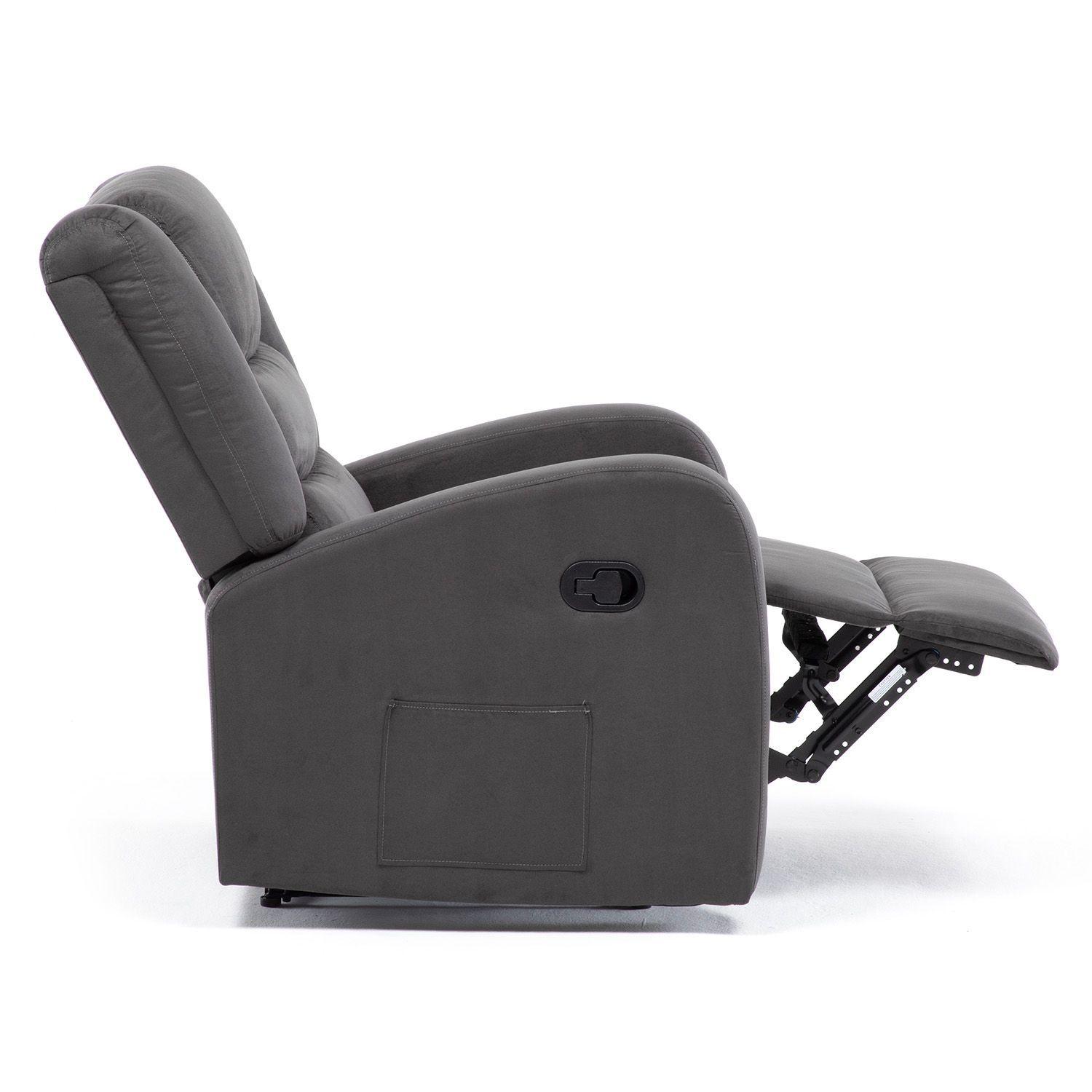 Berger Reclinable Virgil Masajeador Gris FG98013MGR-4