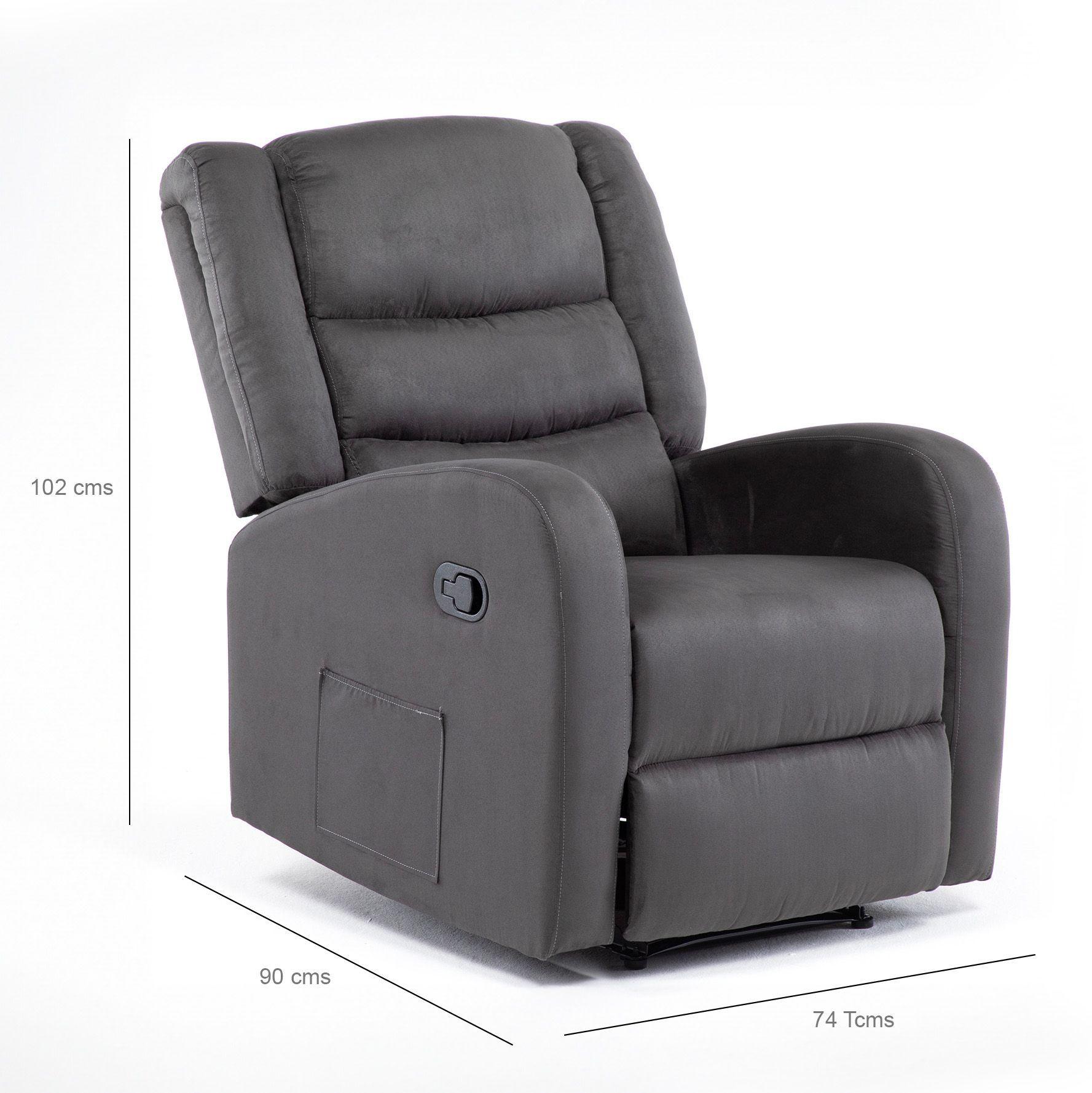 Berger Reclinable Virgil Masajeador Gris FG98013MGR-7
