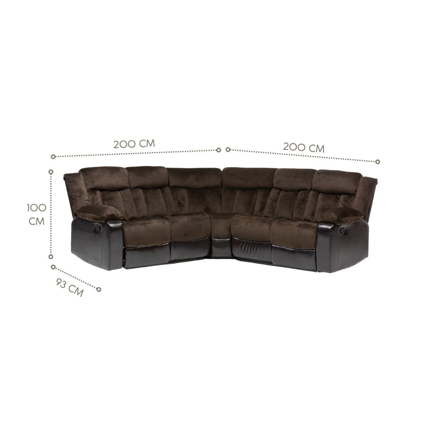 Sofa Seccional Reclinable Desmond Daniels 8010			-5