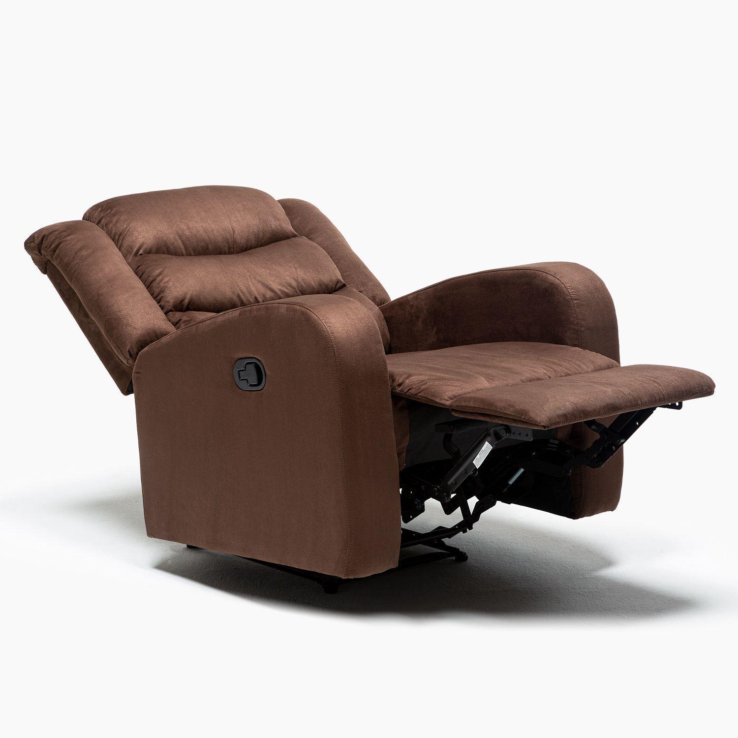 Berger Reclinable Living Masajeador + Mesa Lateral Blanca-3