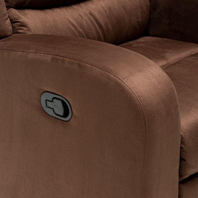 Berger Reclinable Living Masajeador + Mesa Lateral Blanca-4