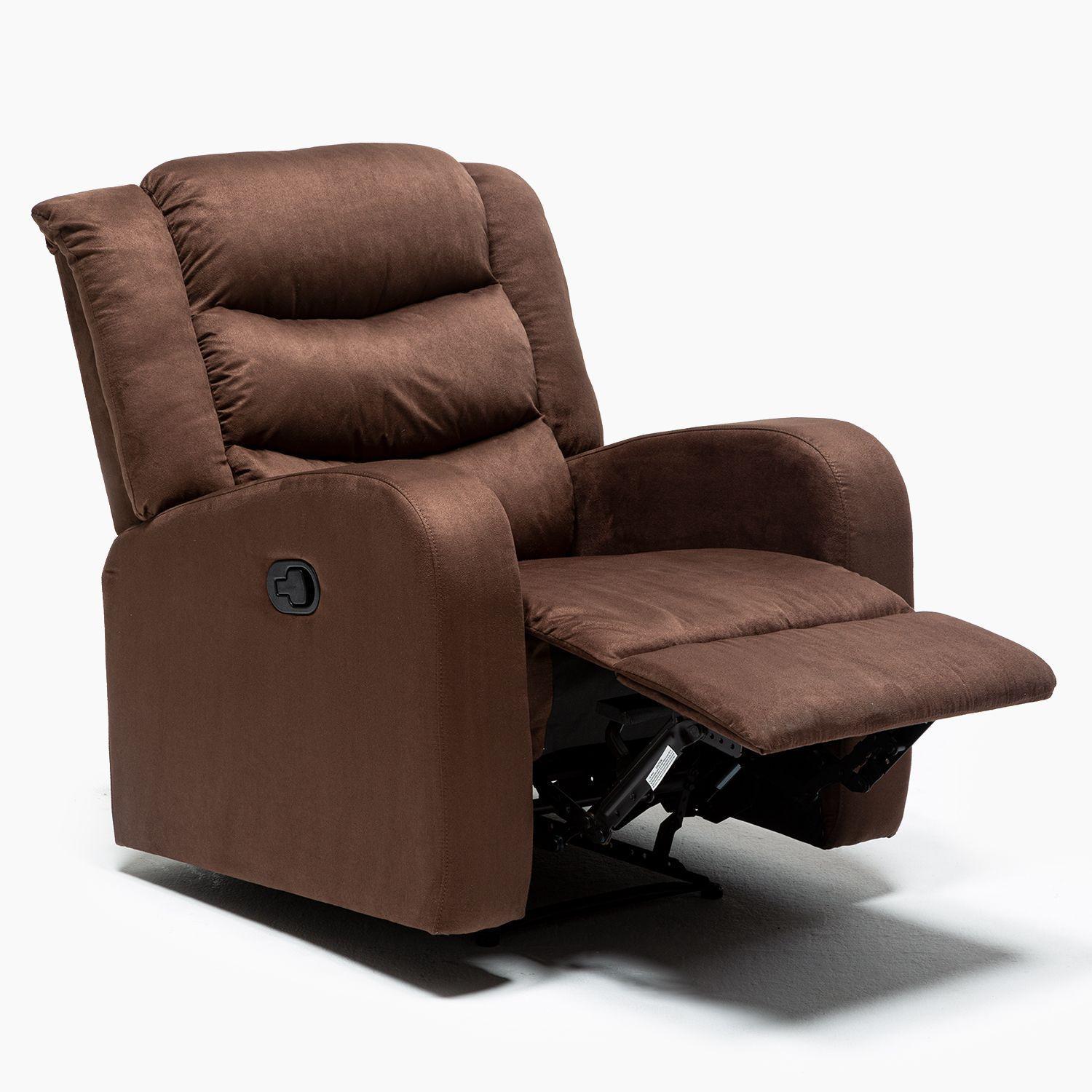 Berger Reclinable Living Masajeador + Mesa Lateral Blanca-2