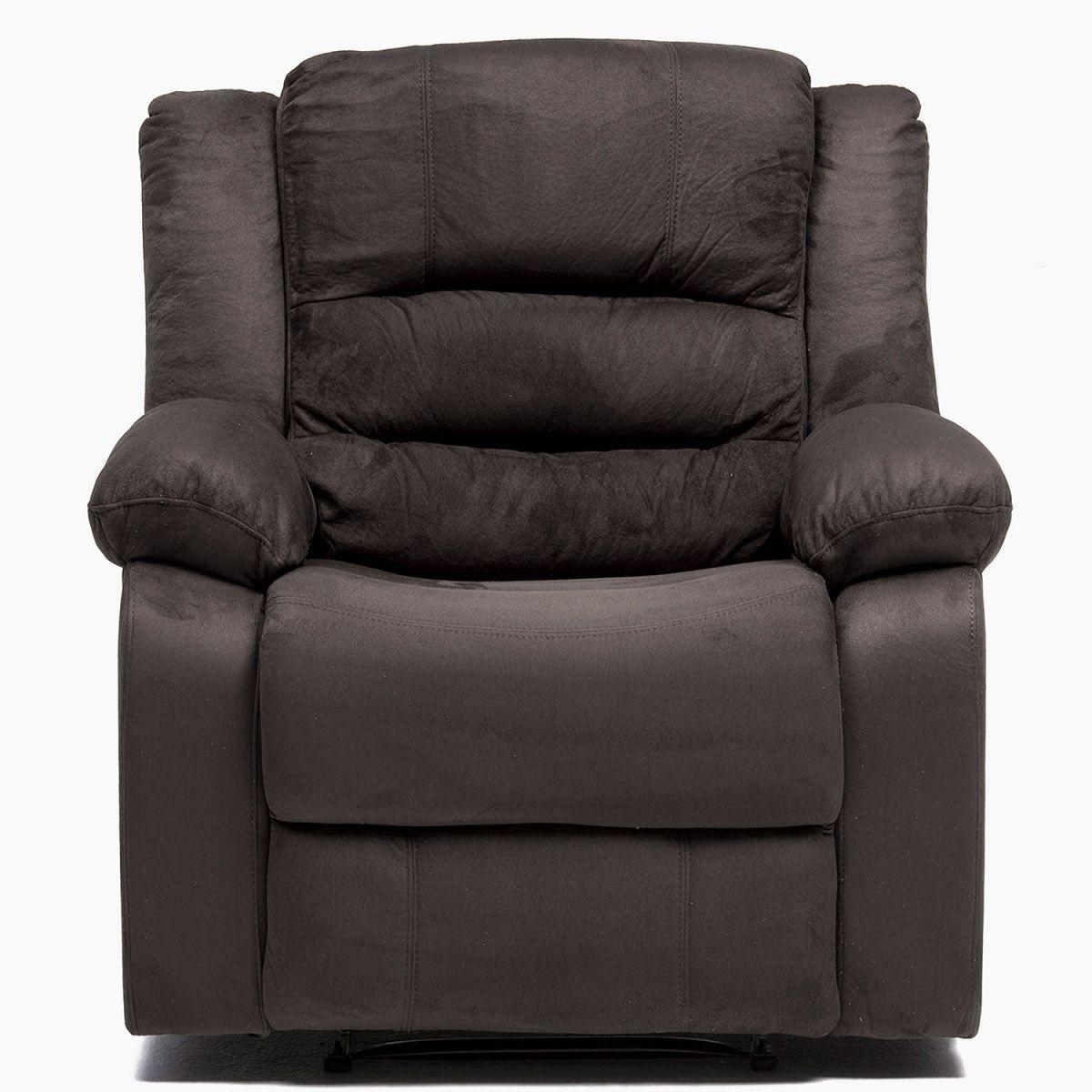 Berger Reclinable Living Martell Gris + Mesa Lateral Blanca-2