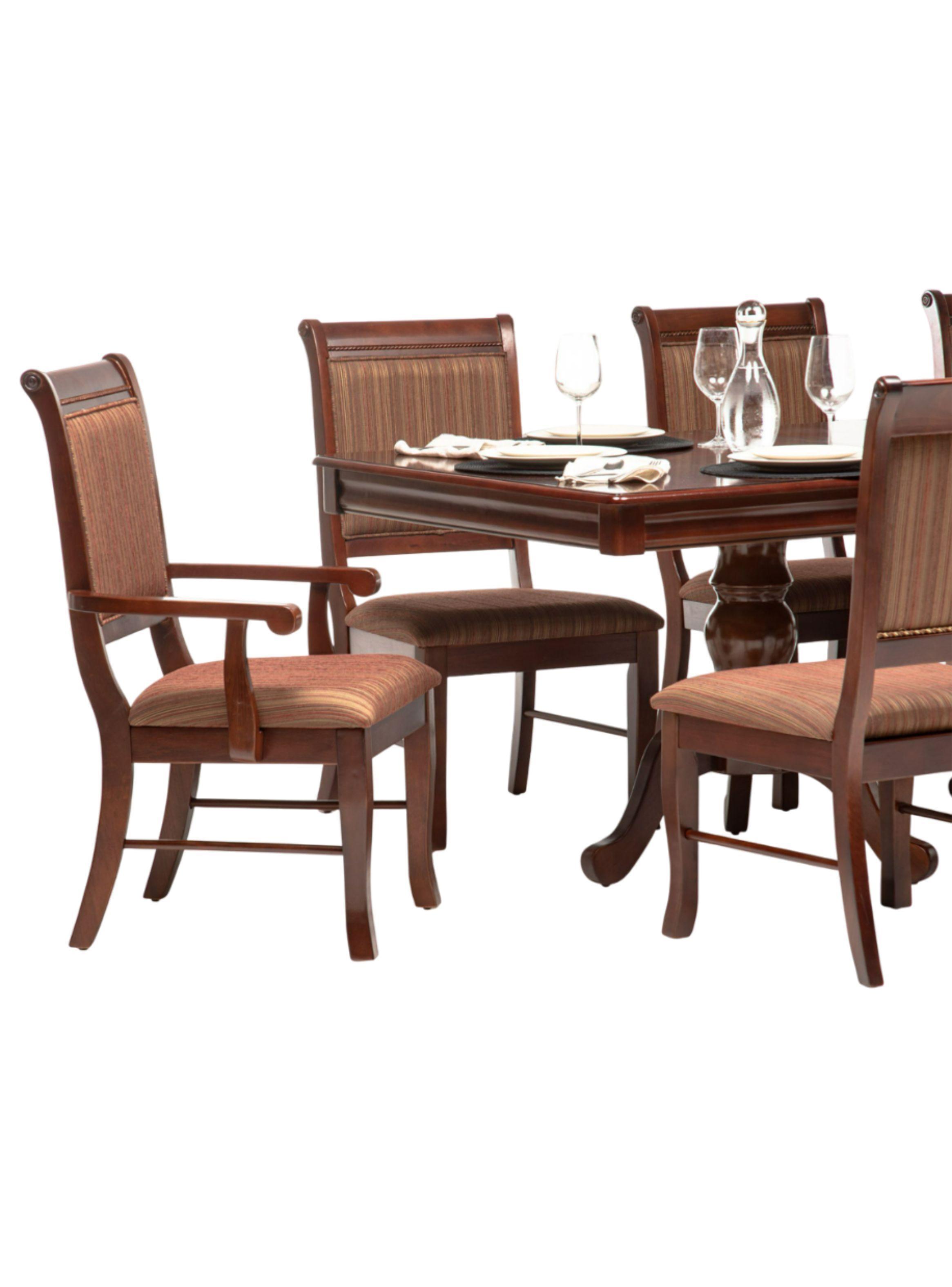 Mesa Comedor + 4 Sillas 2 Sitiales Ternara D1888-4-2