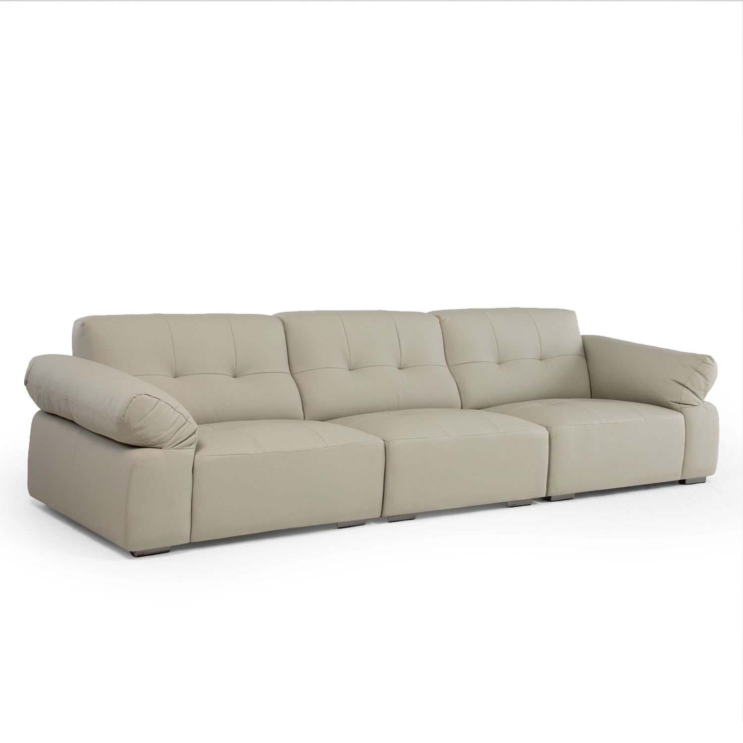 Sofá para Living 3 Módulos Génova Crema 5 Personas-3