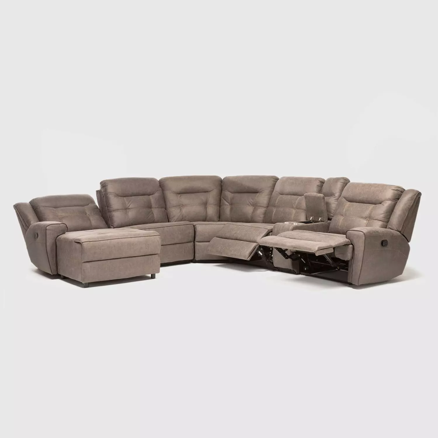 Sofa Seccional Reclinable Chaise Izquierdo Grand Daniels 6015L		-2