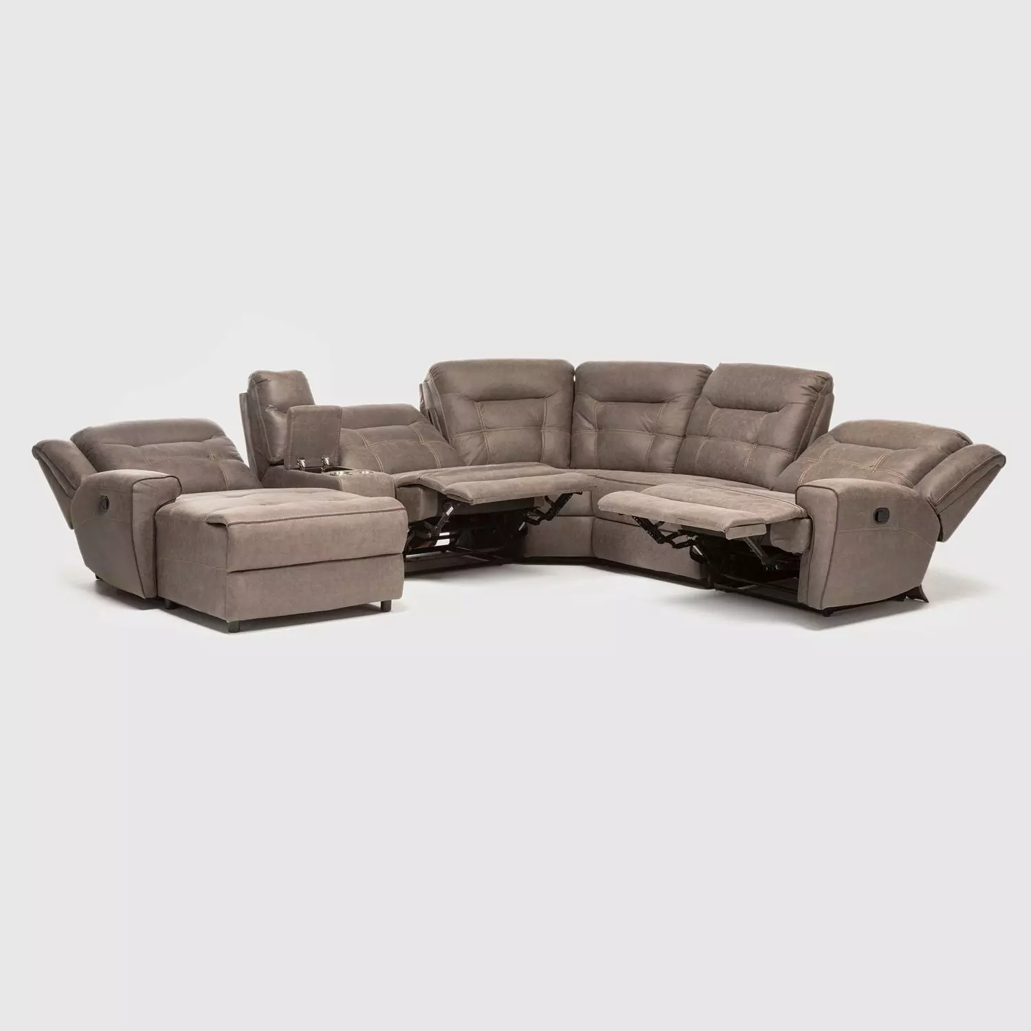 Sofa Seccional Reclinable Chaise Izquierdo Grand Daniels 6015L		-3
