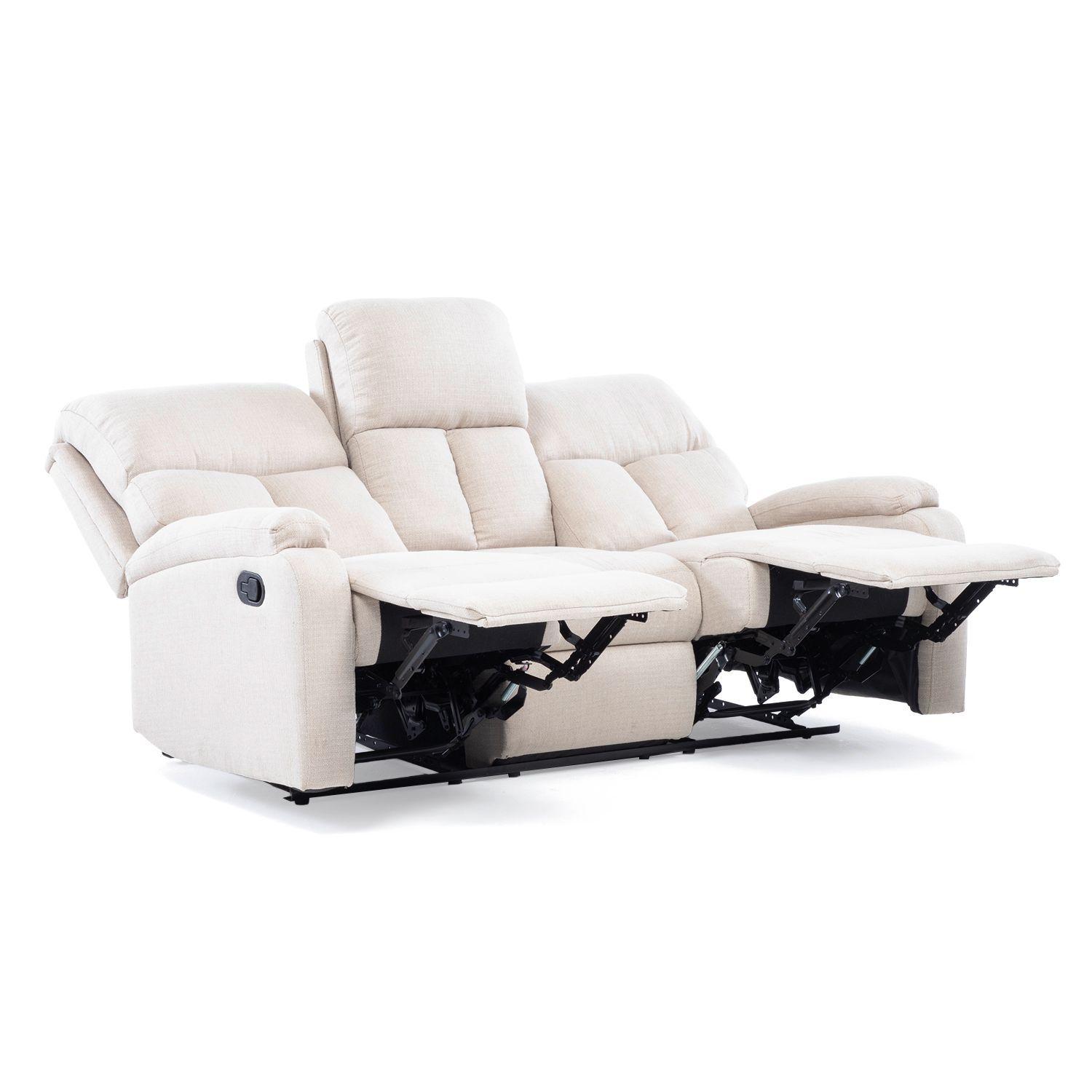 Sofá 3 Cuerpos Reclinable Moderno Matheus PK8071S-2