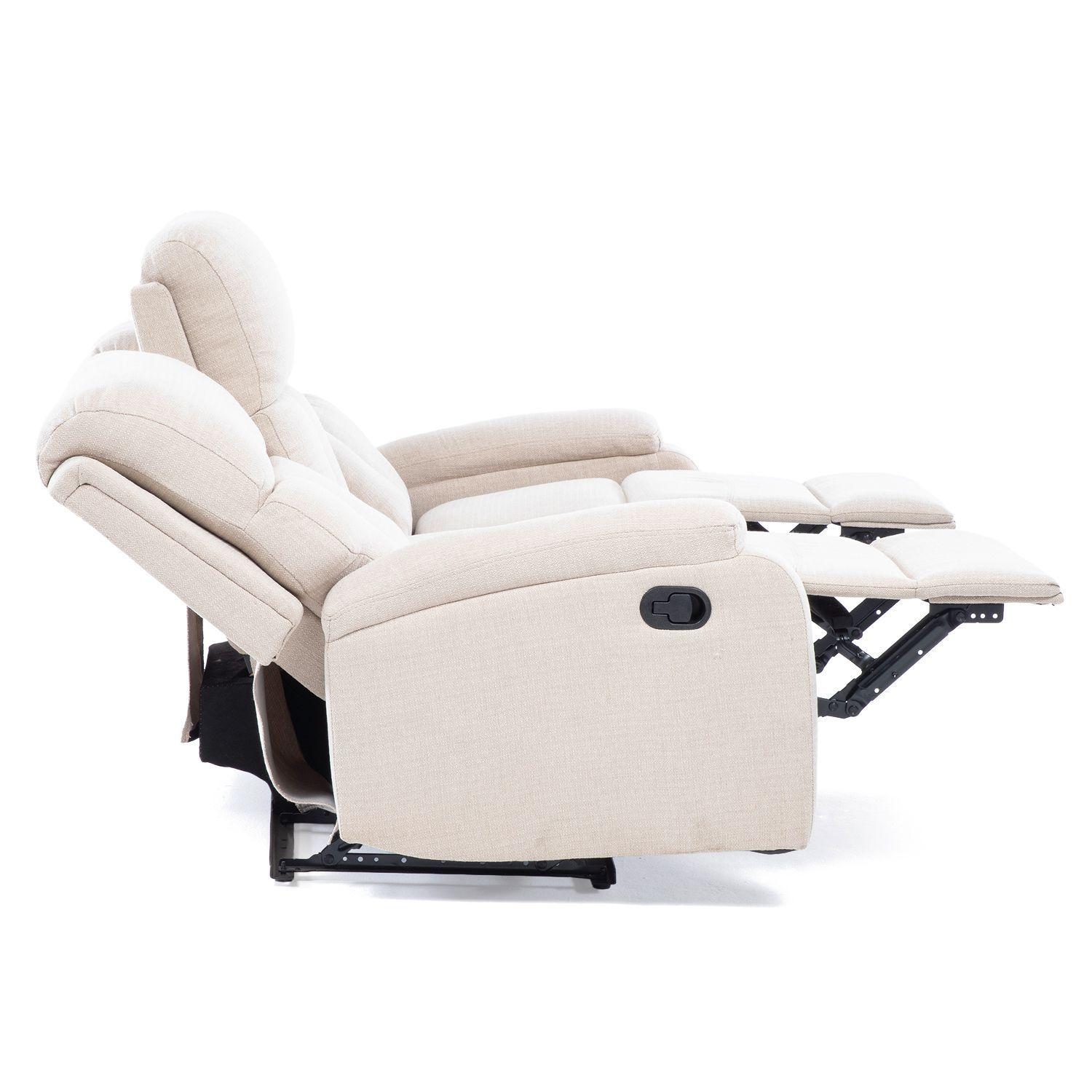 Sofá 3 Cuerpos Reclinable Moderno Matheus PK8071S-3