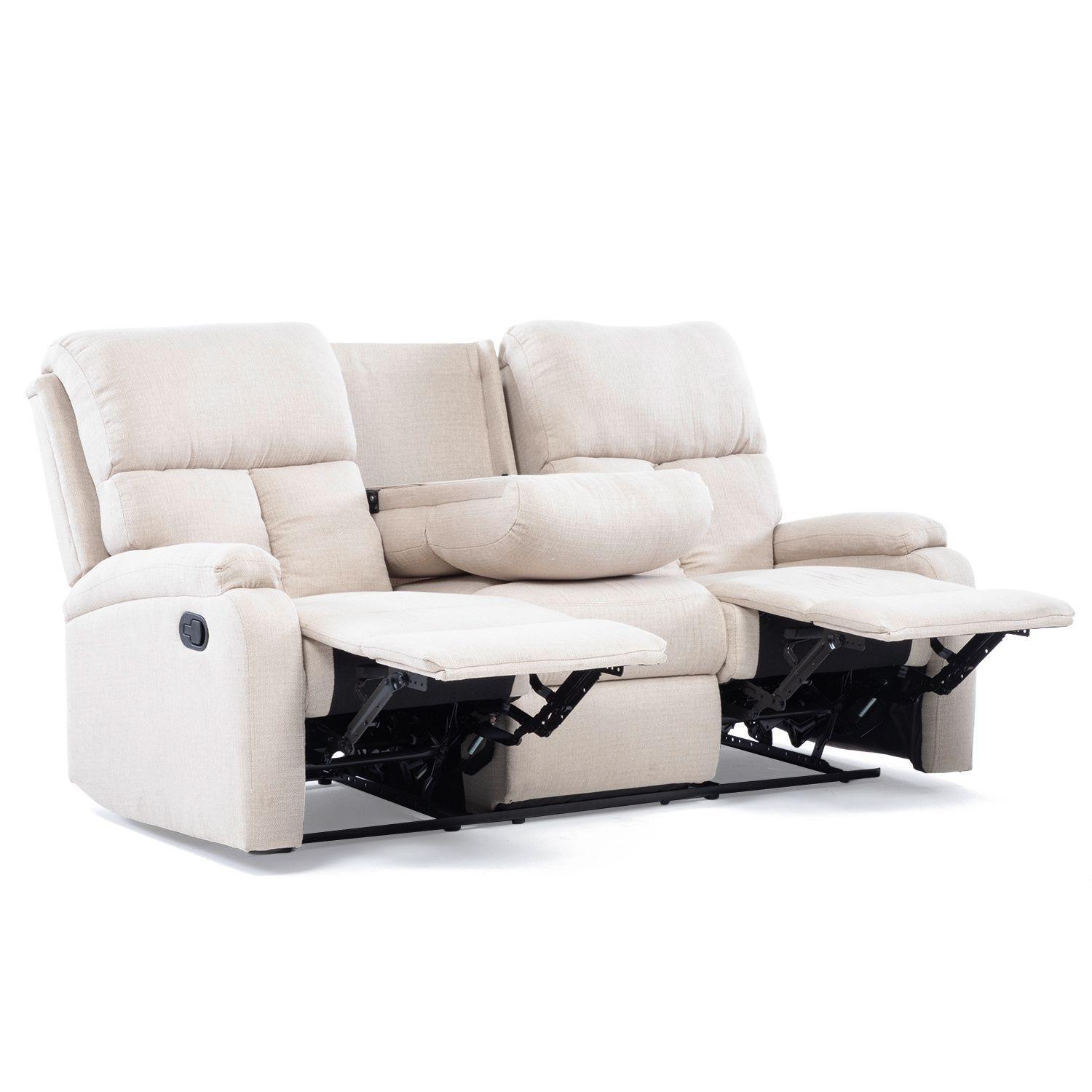 Sofá 3 Cuerpos Reclinable Moderno Matheus PK8071S-4