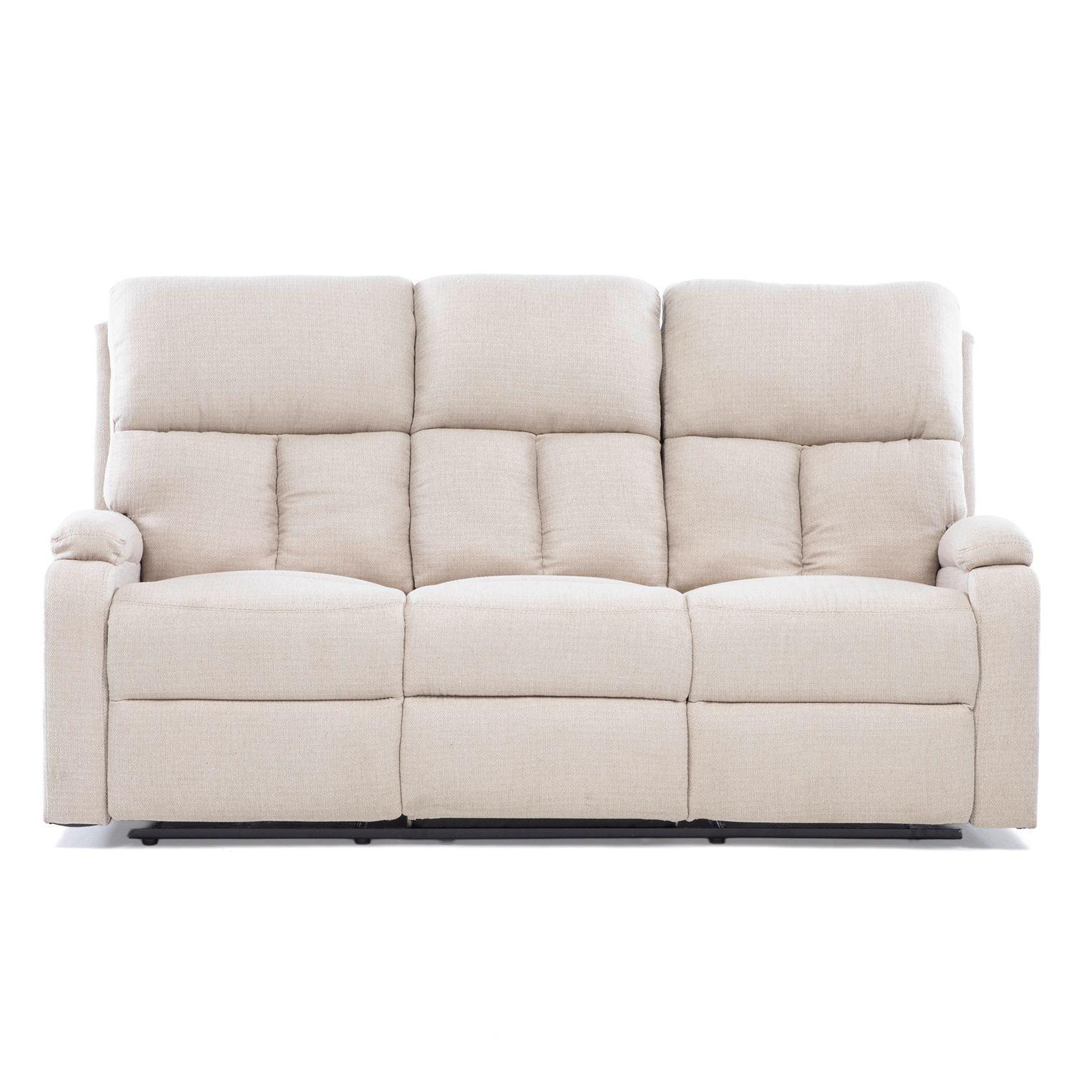 Sofá 3 Cuerpos Reclinable Moderno Matheus PK8071S-7