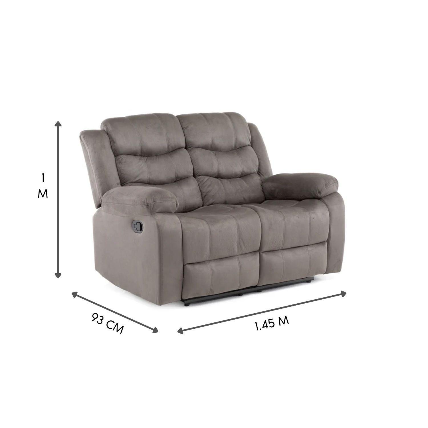 Sofá 2 Cuerpos Reclinable Tradicional Norman Elephant 2011L-2